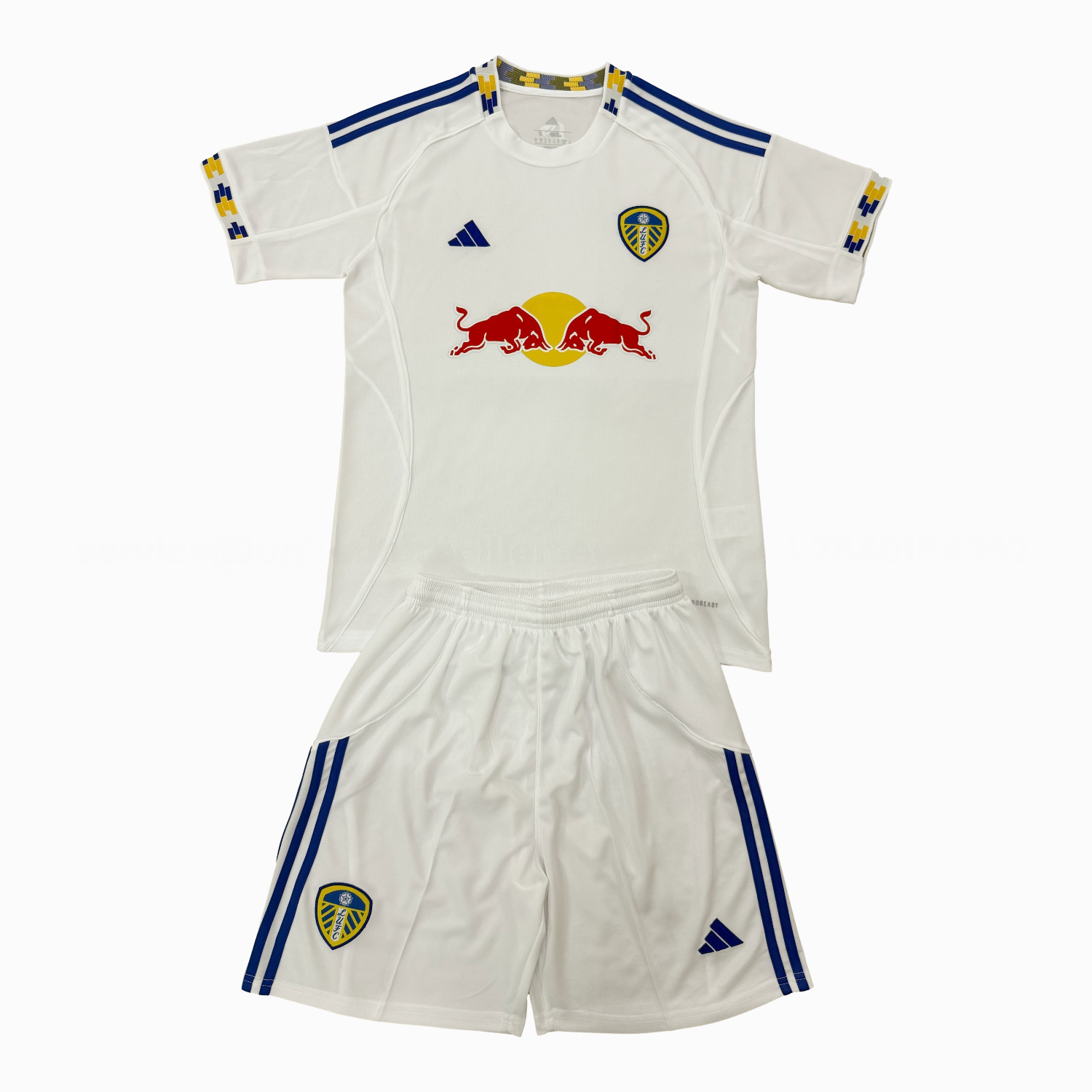 Leeds United 25-26 Home Men's Adult Jersey Set - Fans Version - JerseysGala
