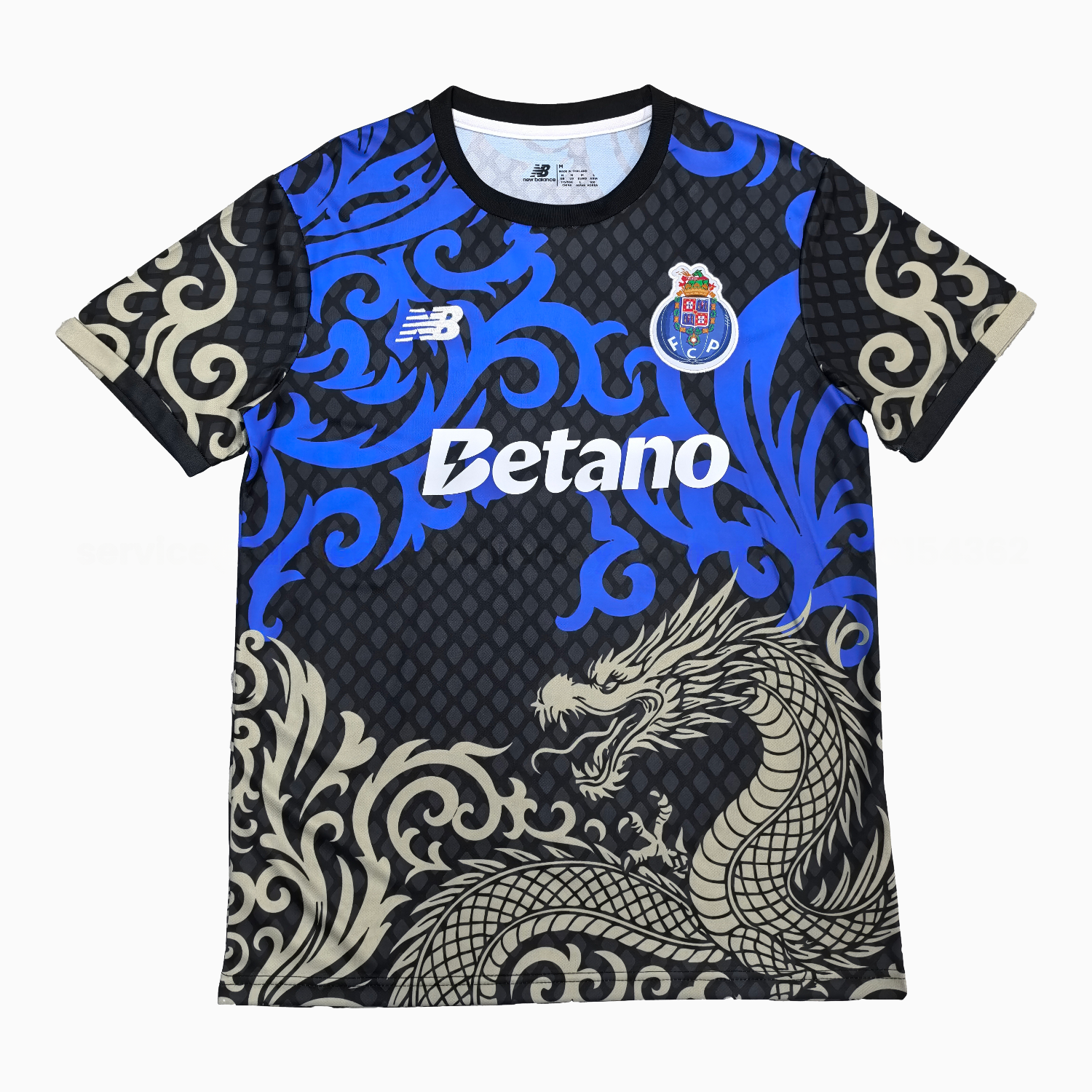Porto 25-26 Grey Dragon Blue And Black Jersey - Fans Version - JerseysGala
