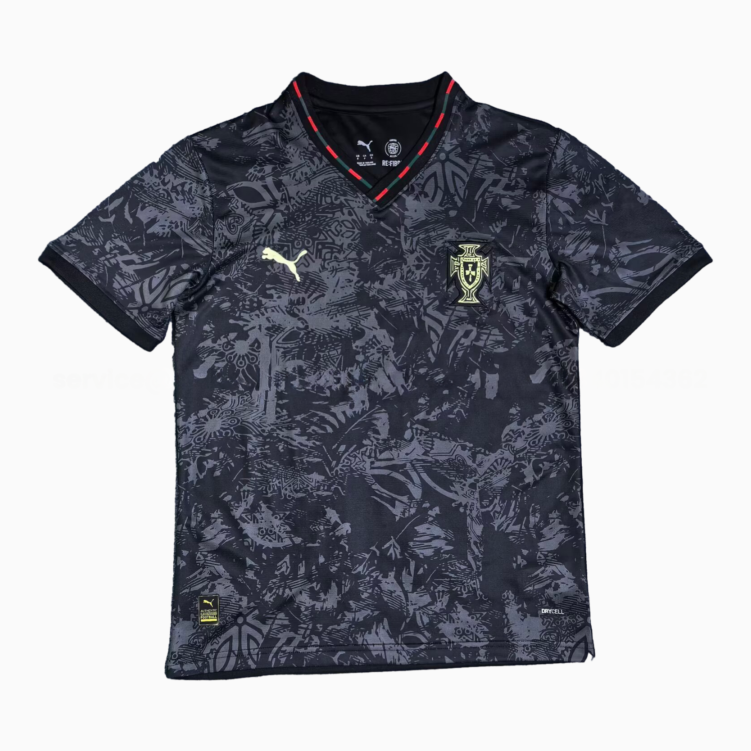 Portugal 2026 Grey And Black Special Jersey - Fans Version - JerseysGala