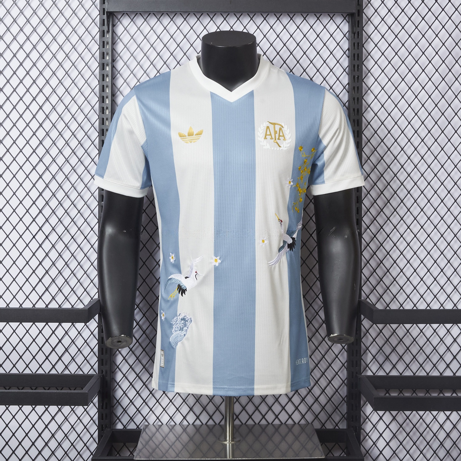 【Embroidered Flower Version】Argentina 25-26 50th Anniversary Jersey - Player Version - JerseysGala