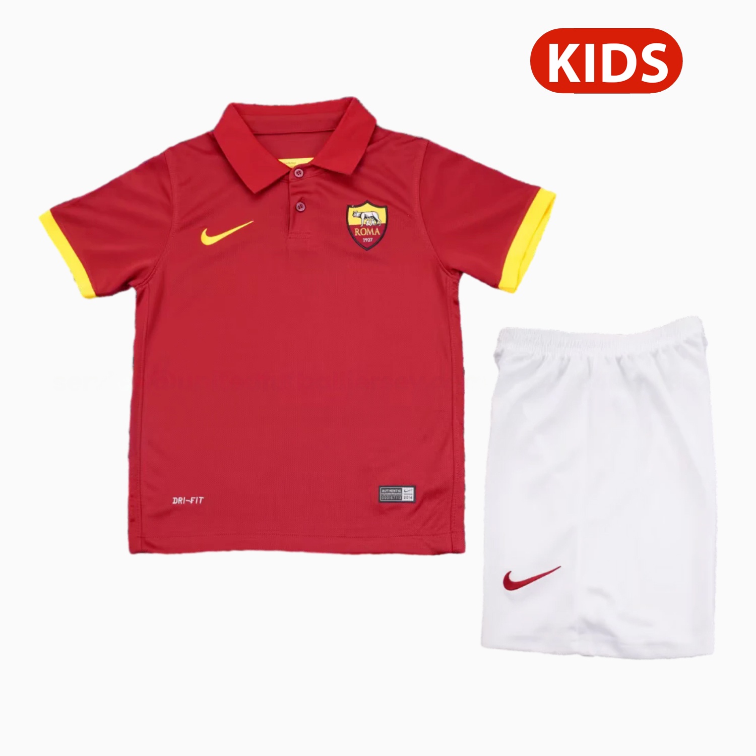 Retro Roma 2014-15 Home Kids Kit - JerseysGala