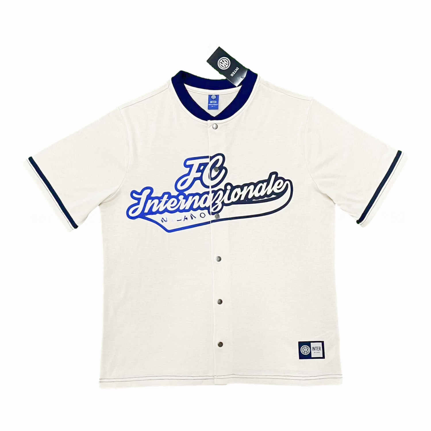 Inter Milan 25-26 White Baseball Jersey - JerseysGala