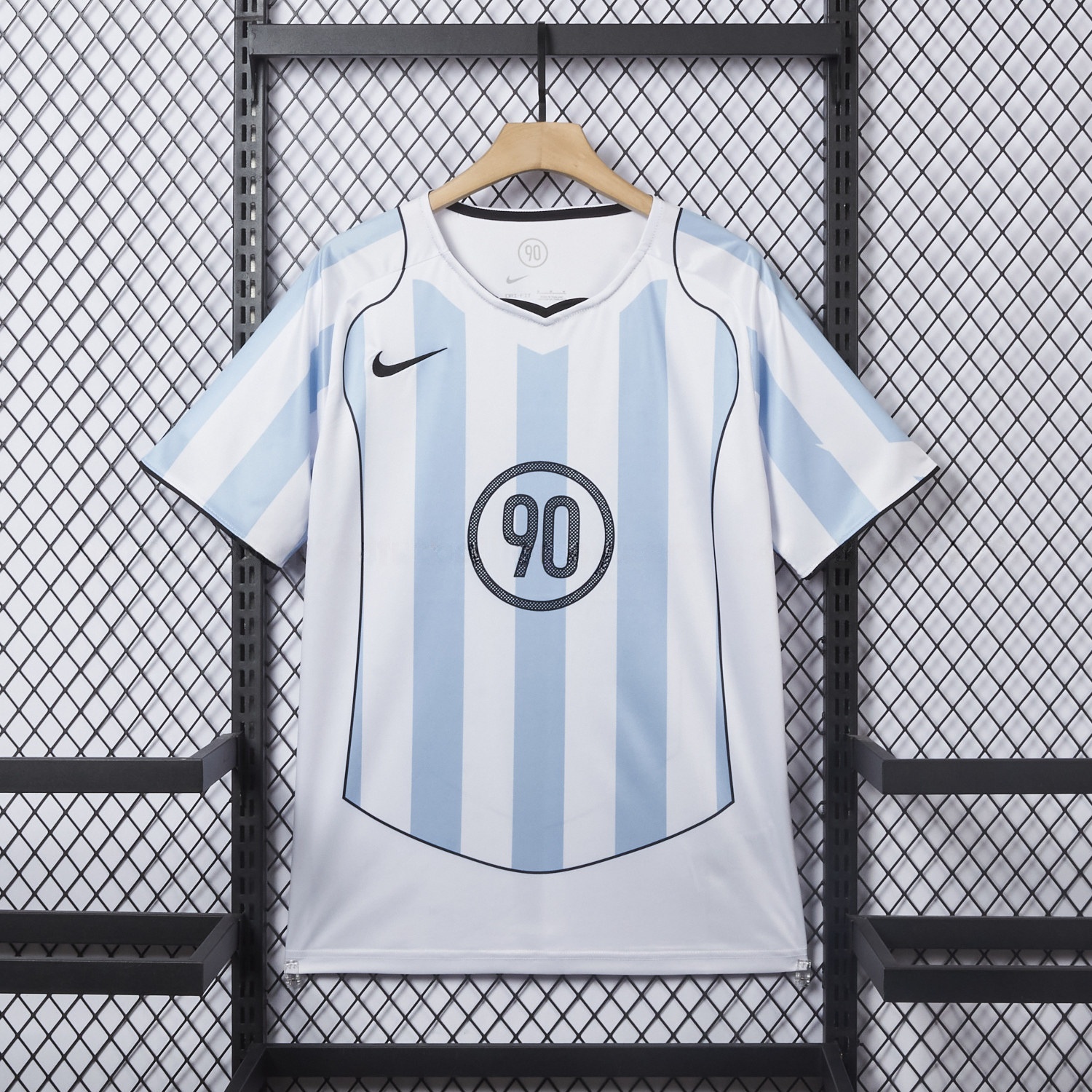 Argentina 25-26 Retro Style Total 90 Blue White Jersey - Fans Version - JerseysGala