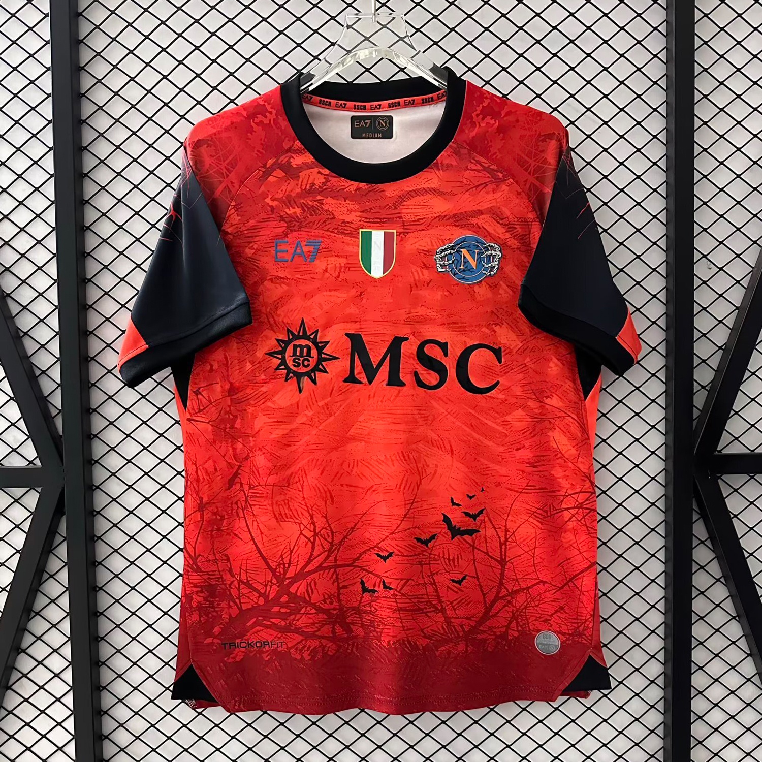 Napoli 25-26 Halloween Orange Goalkeeper Jersey - Fans Version - JerseysGala