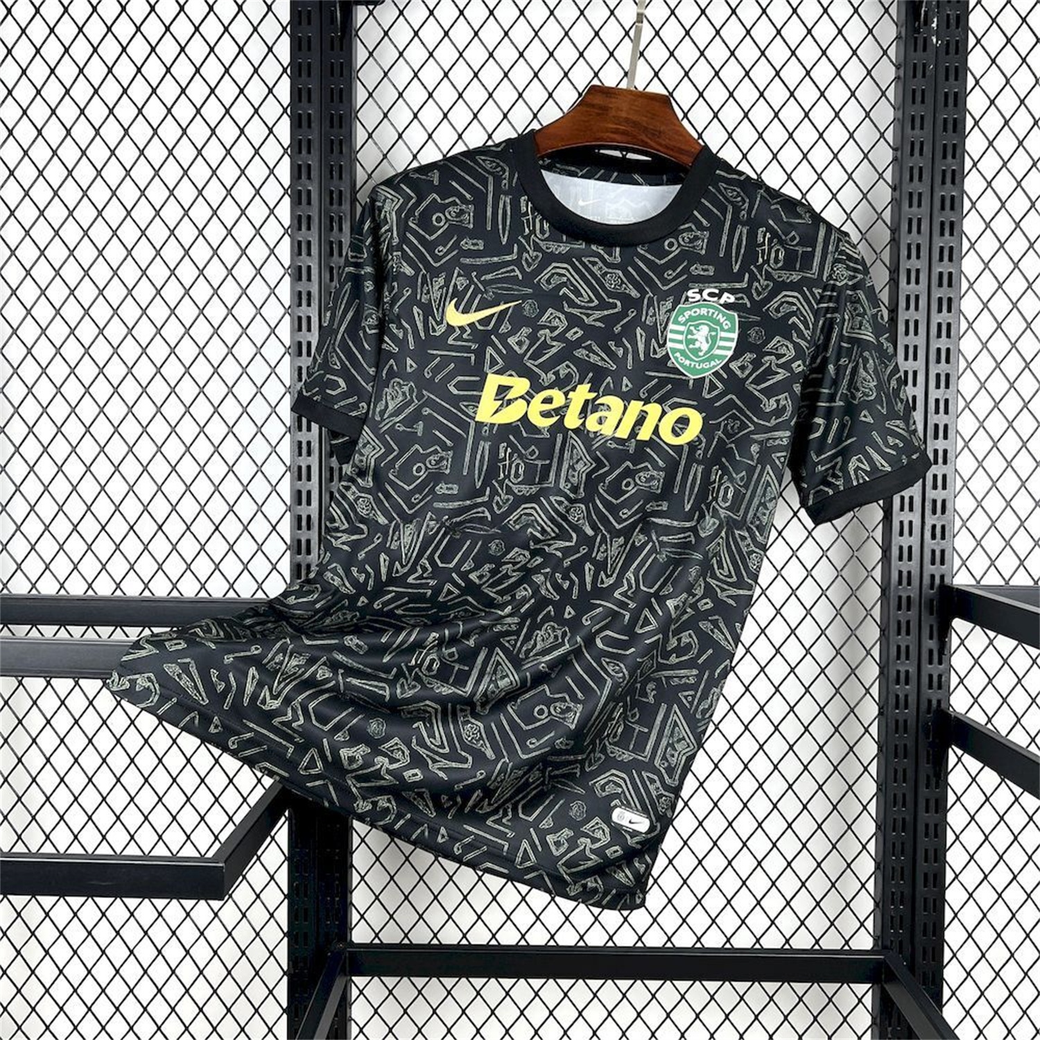 Sporting CP 25-26 Symbol Design Black Special Jersey - Fans Version - JerseysGala