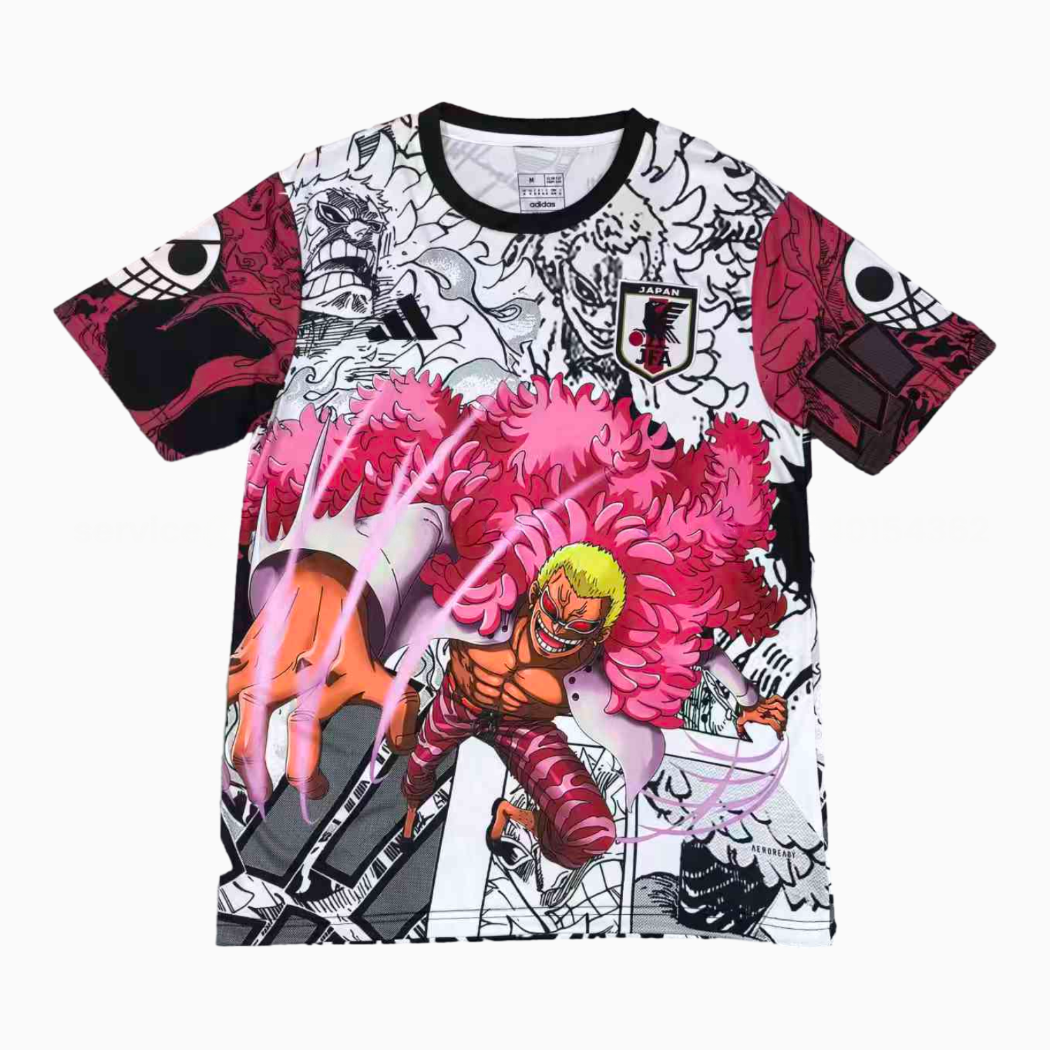 Japan 25-26 Pink Doflamingo White Special Jersey - Fans Version - JerseysGala