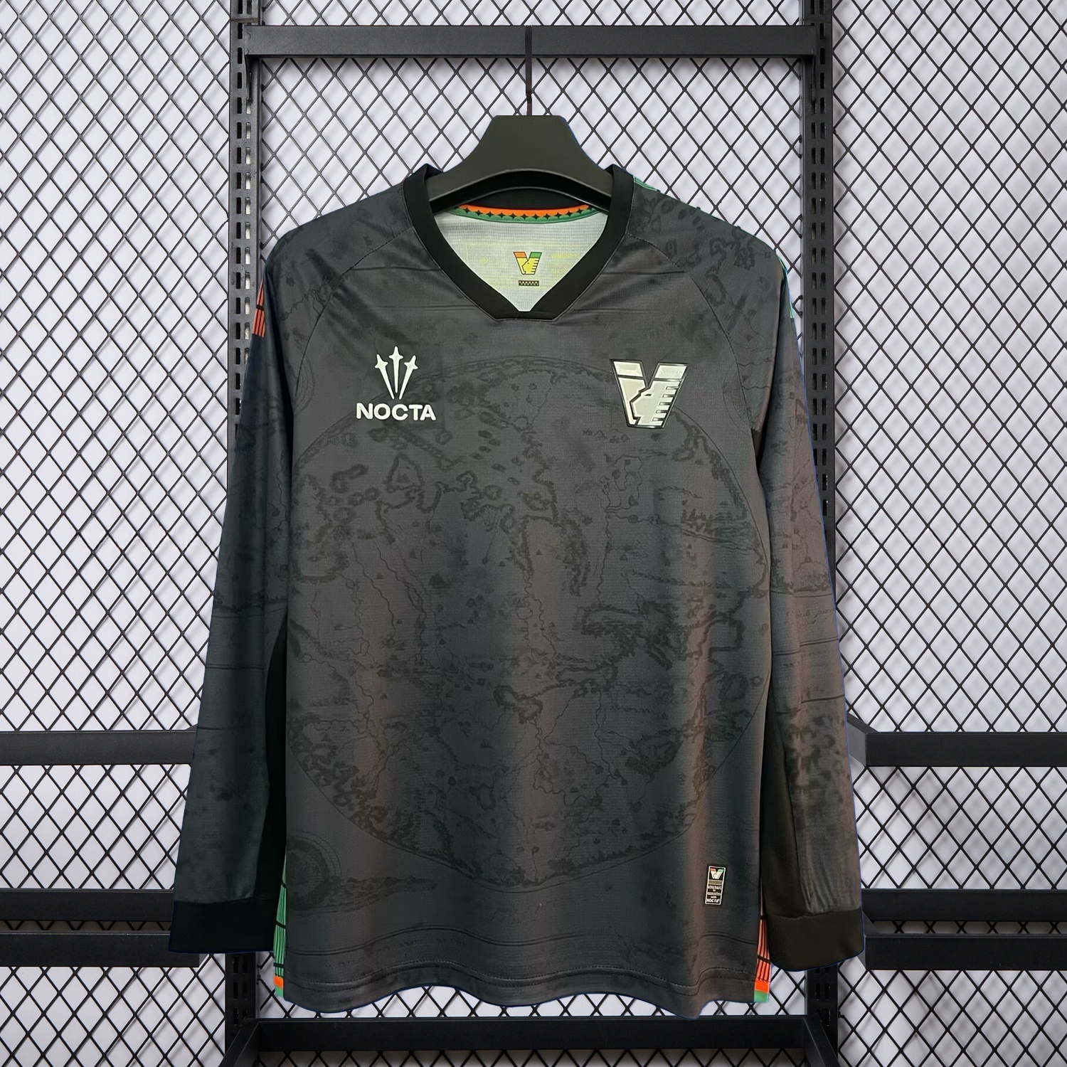 Venezia FC 25-26 Home Black Unsponsored Long Sleeves Jersey - Fans Version - JerseysGala