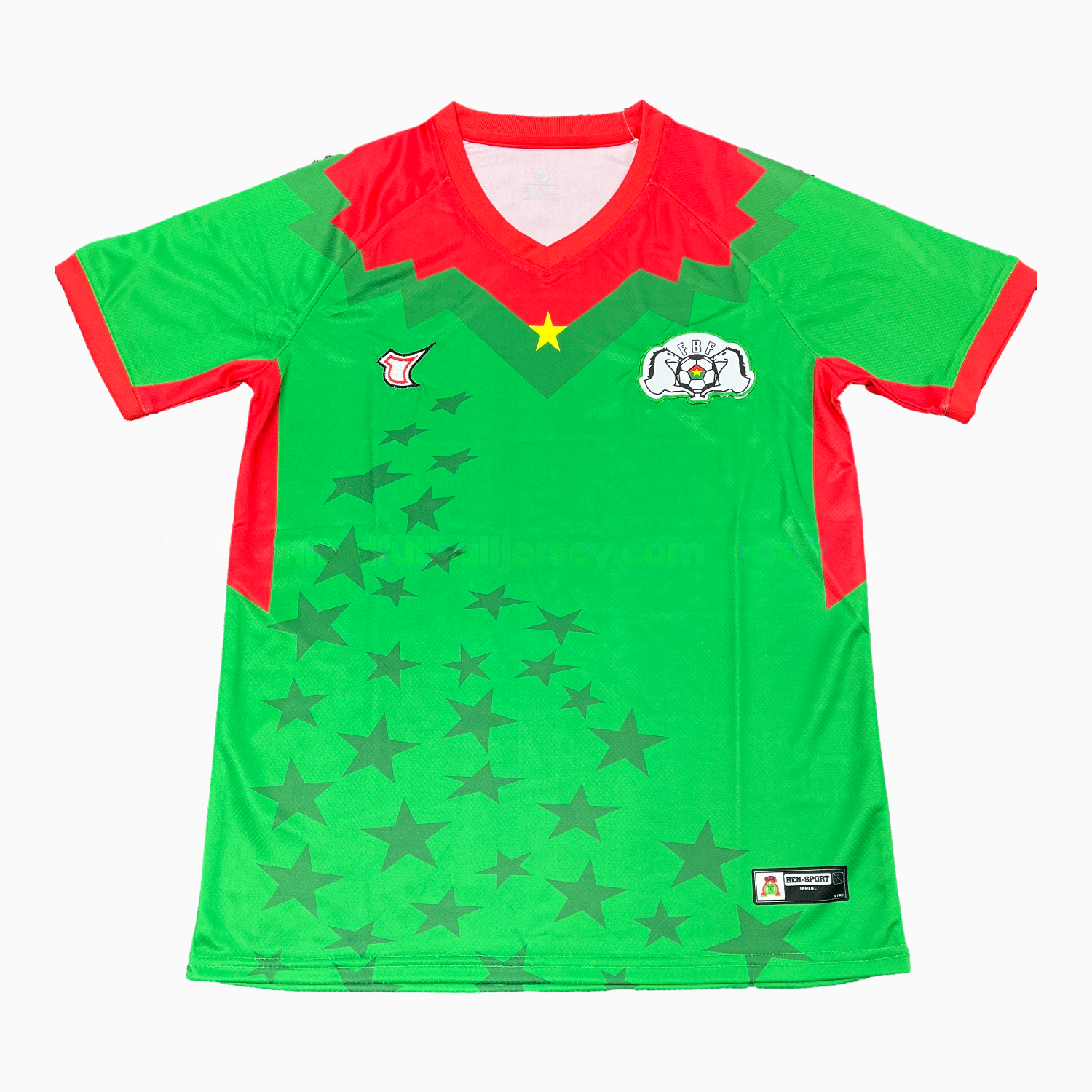 Burkina Faso 2026 Home Stars Green Special Jersey - Fans Version - JerseysGala