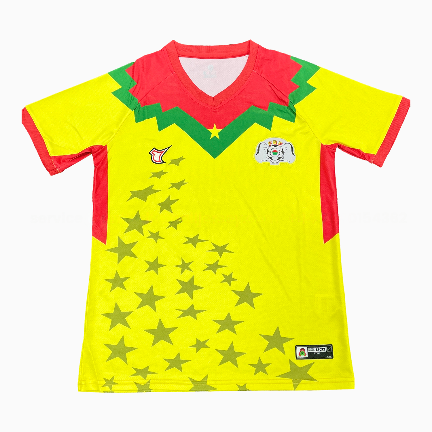 Burkina Faso 2026 Third Stars Yellow Special Jersey - Fans Version - JerseysGala