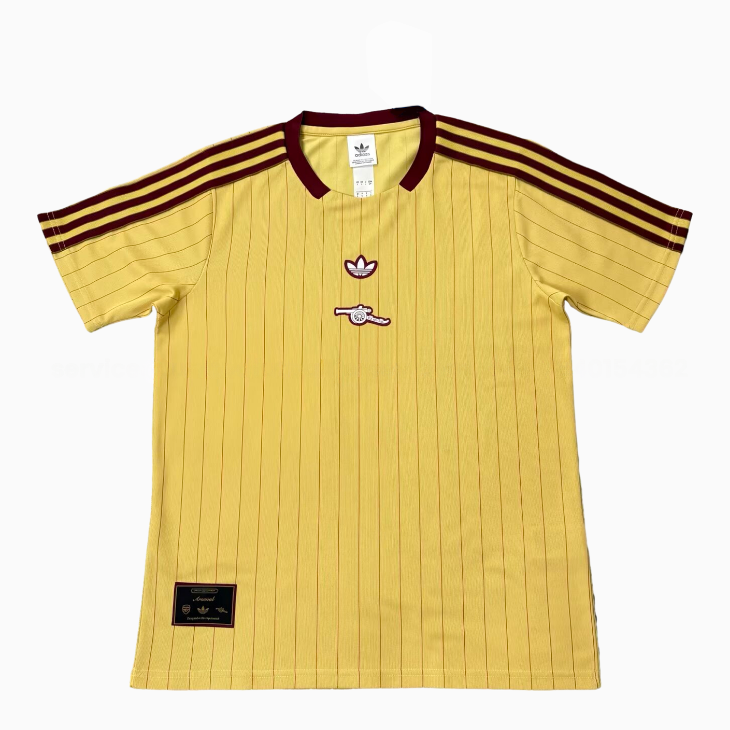 Arsenal 25-26 Trefoil Yellow Travel Jersey - Fans Version - JerseysGala