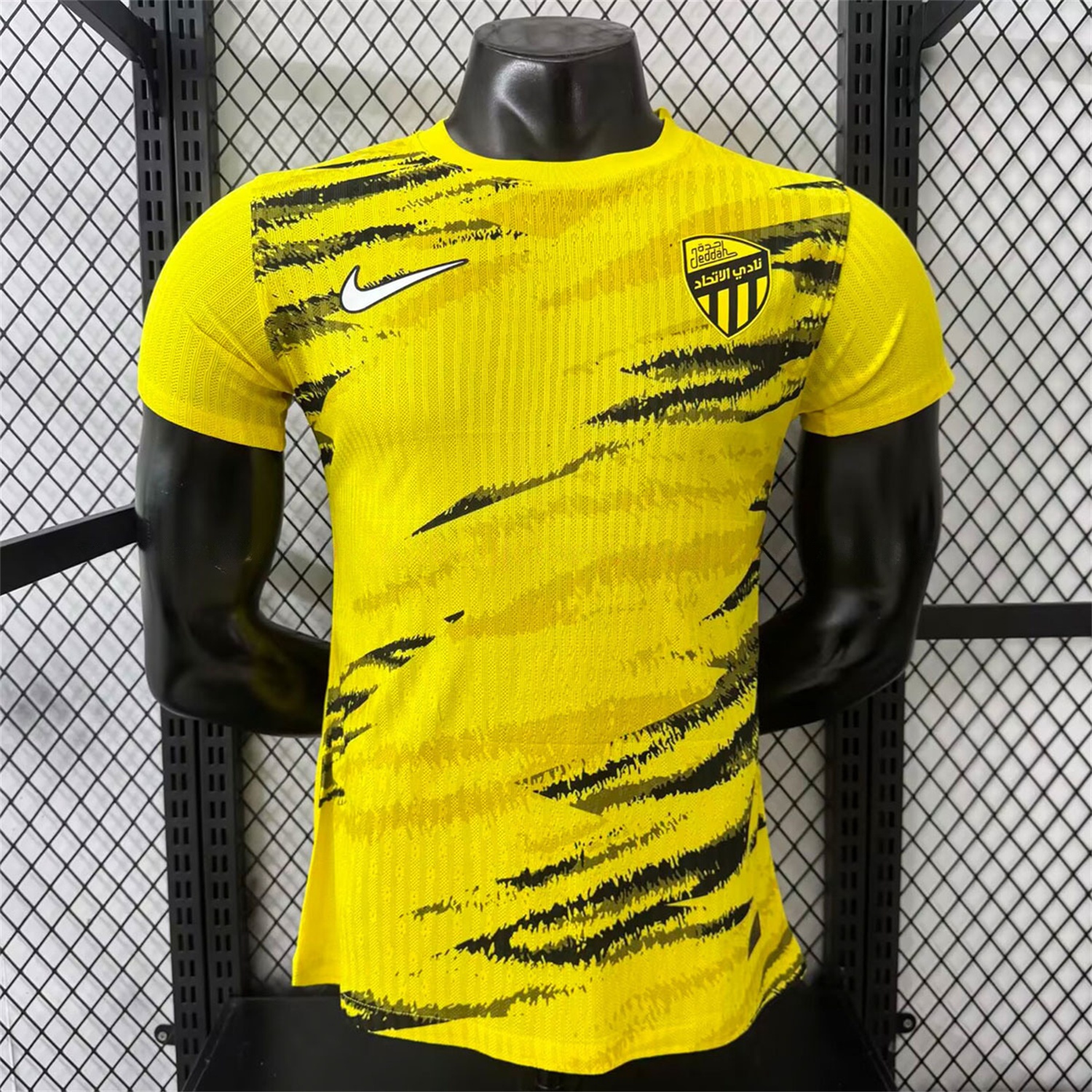 Al Ittihad Jeddah United 25-26 Pre-Match Yellow Jersey - Player Version - JerseysGala
