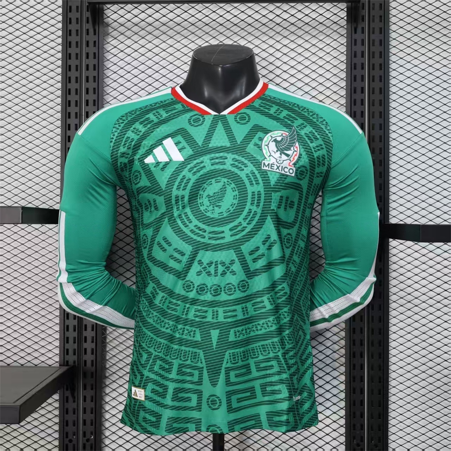 Mexico 2026 Home Long Sleeves Jersey - Player Version - JerseysGala
