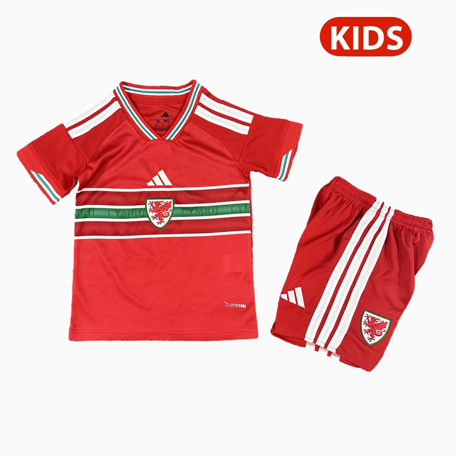 Wales 2026 Home Kids Kit - JerseysGala