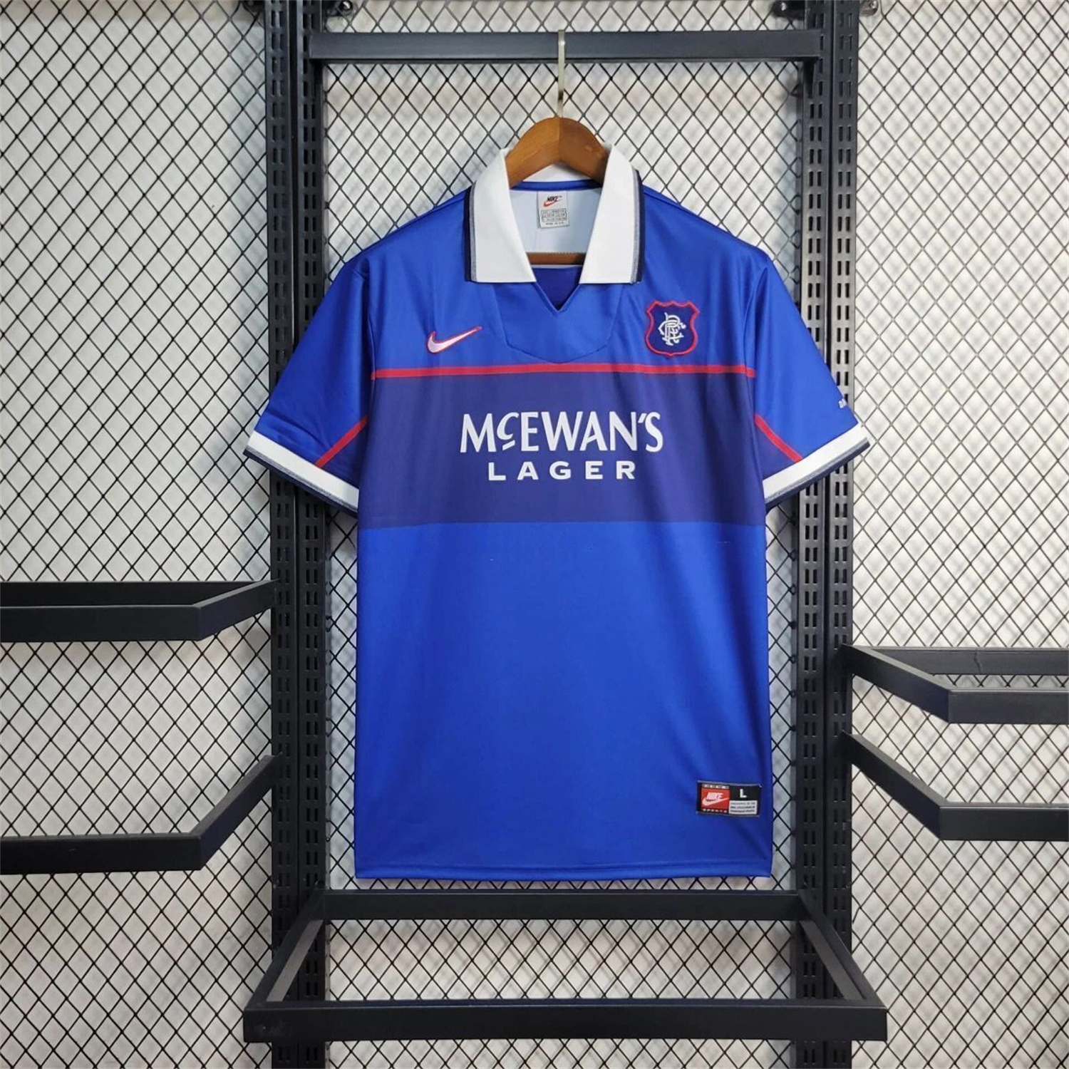 Retro Glasgow Rangers 1997-99 Home Jersey - JerseysGala