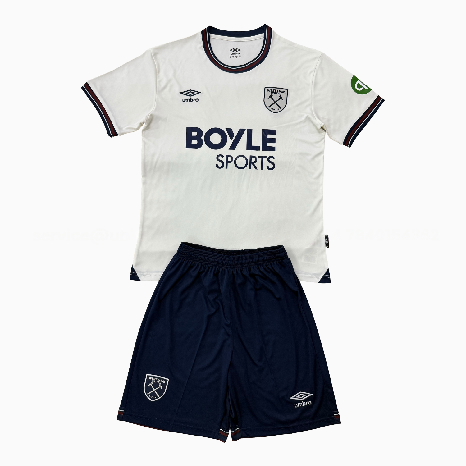 West Ham United 25-26 Away Men's Adult Jersey Set - Fans Version - JerseysGala