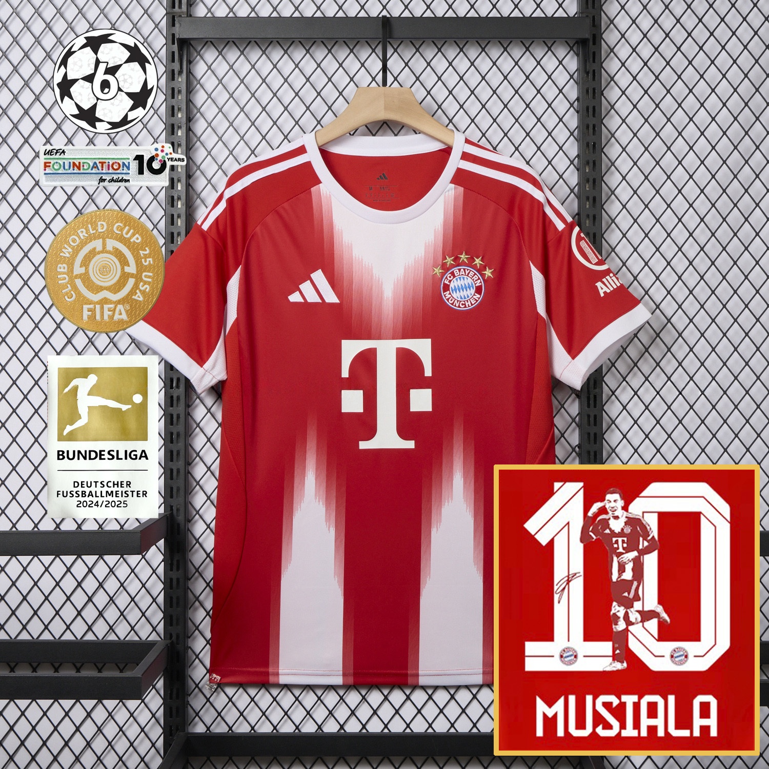 Bayern Munich 25-26 Home Musiala Limited Edition Jersey - Fans Version - JerseysGala