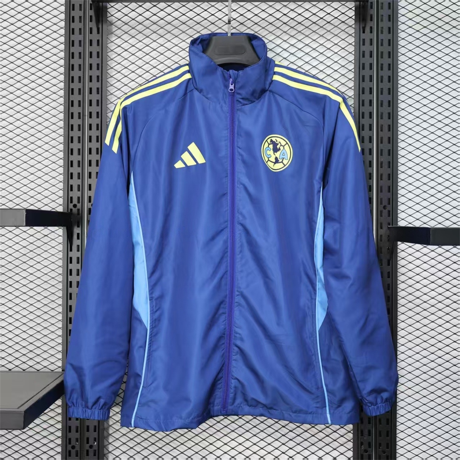 Club América 25-26 Blue Windbreaker Jacket - JerseysGala