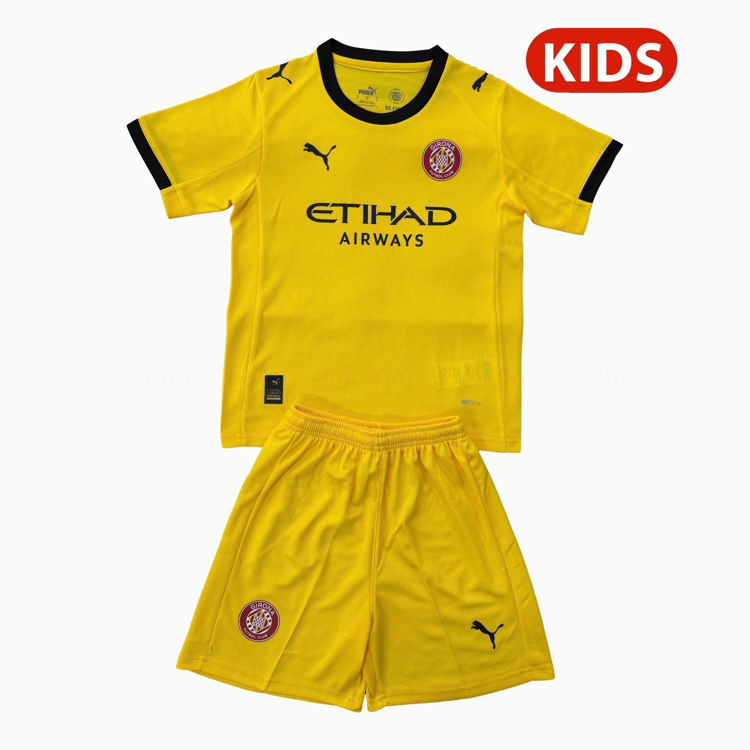 Girona 25-26 Away Kids Kit - JerseysGala