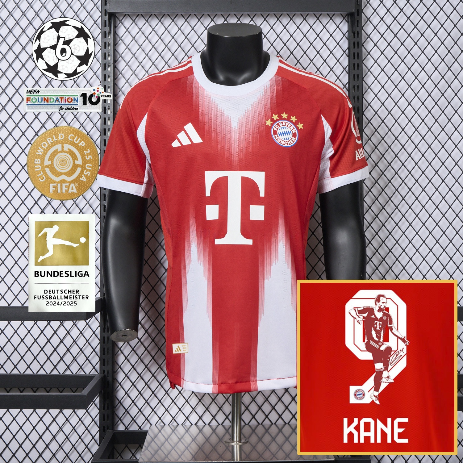 Bayern Munich 25-26 Home Kane Limited Edition Jersey - Player Version - JerseysGala