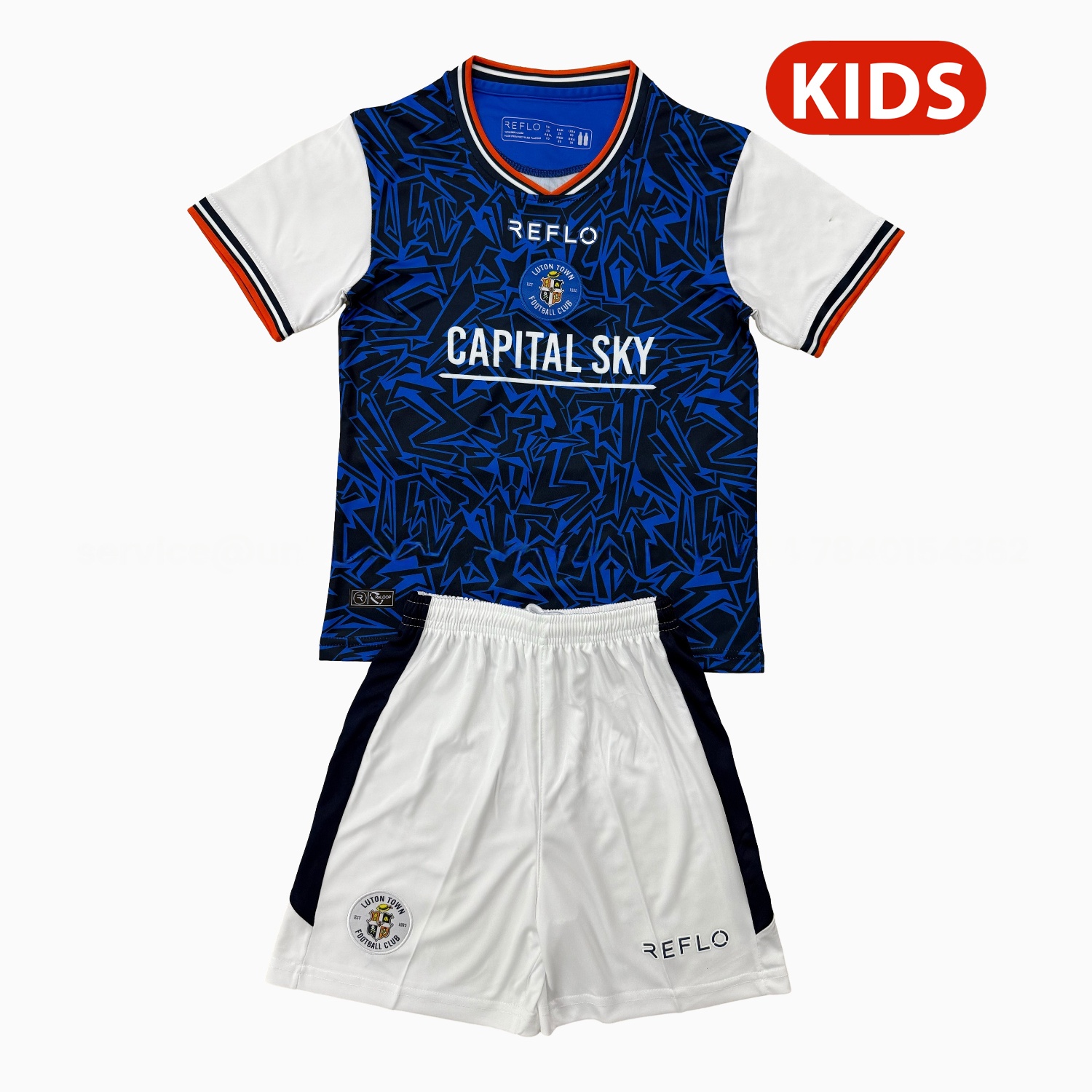 Luton Town 25-26 Away Kids Kit - JerseysGala