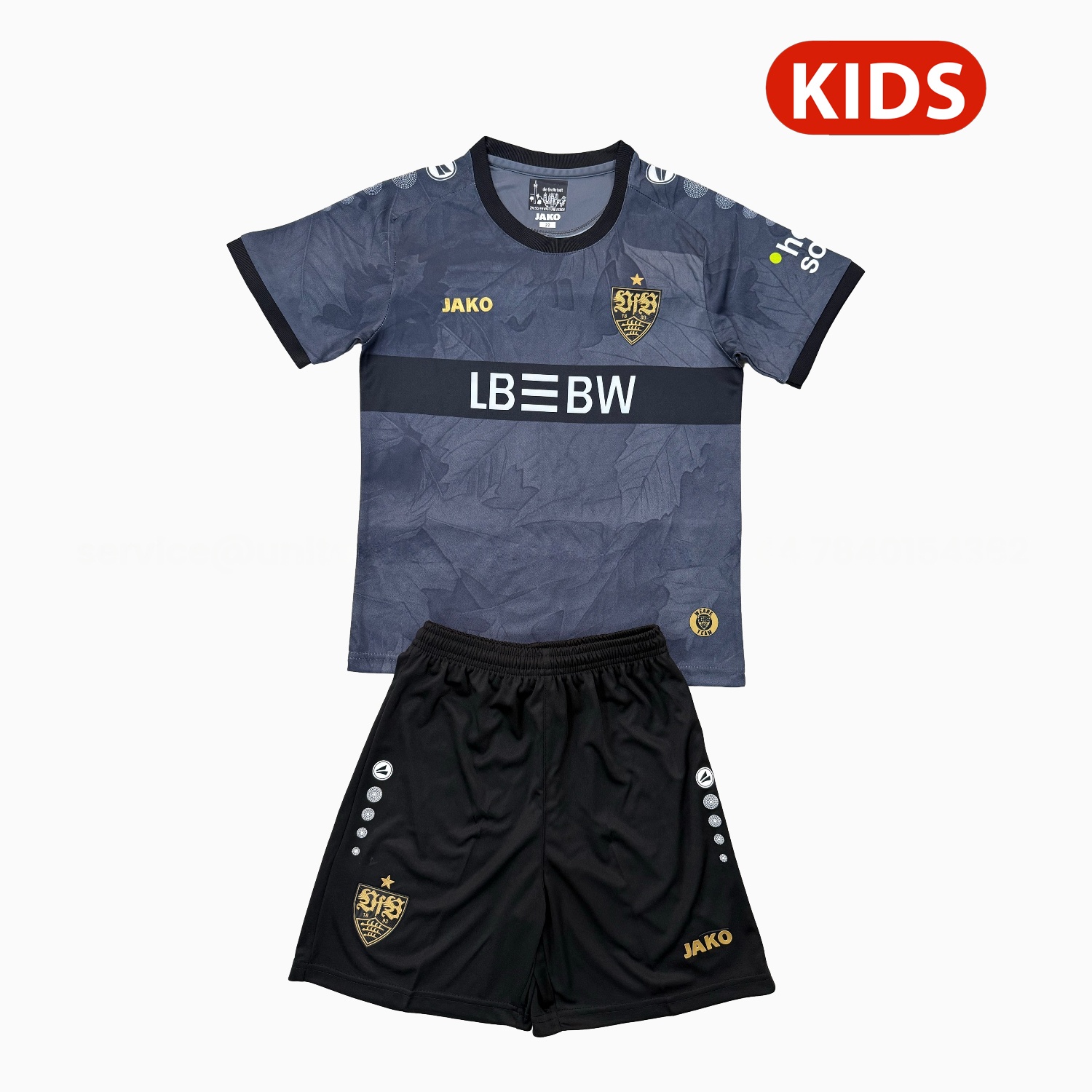 Stuttgart 25-26 Third Kids Kit - JerseysGala