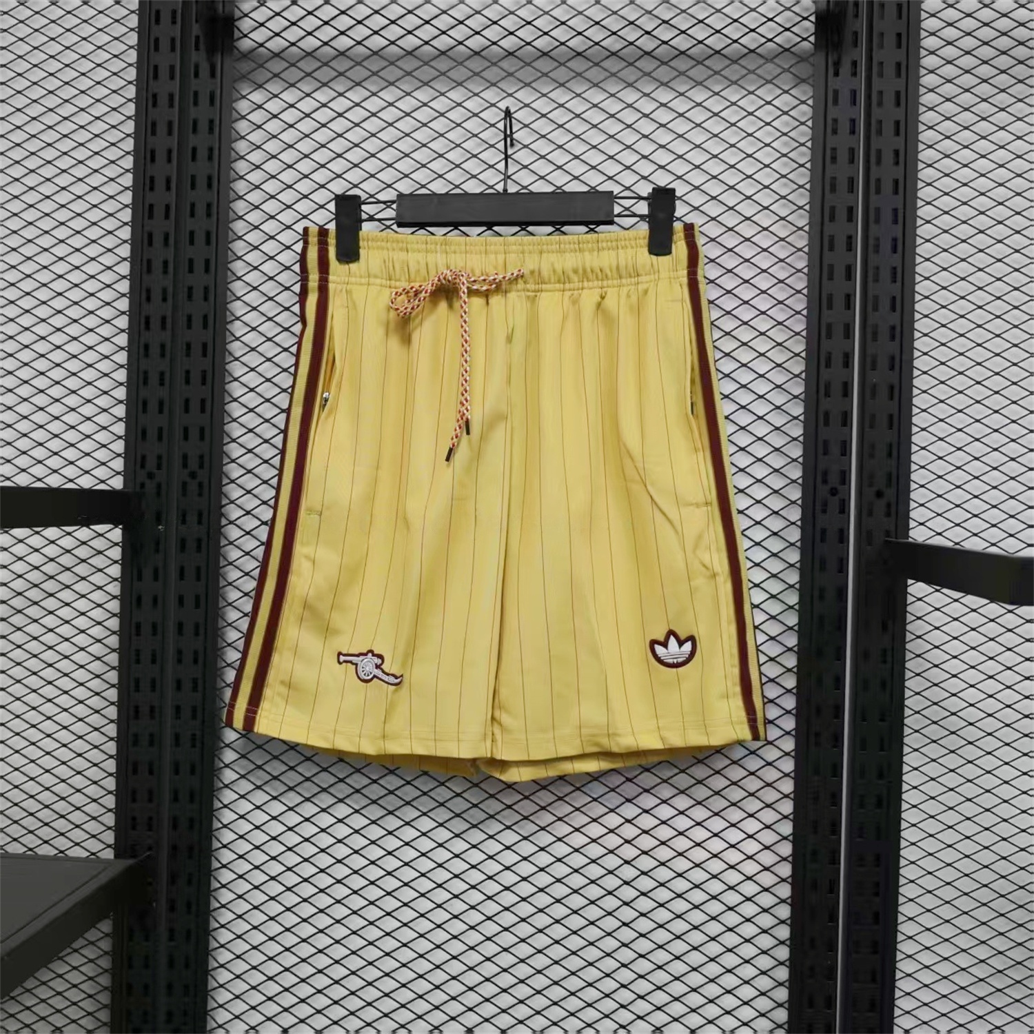 Arsenal 25-26 Trefoil Yellow Travel Shorts - Player Version - JerseysGala