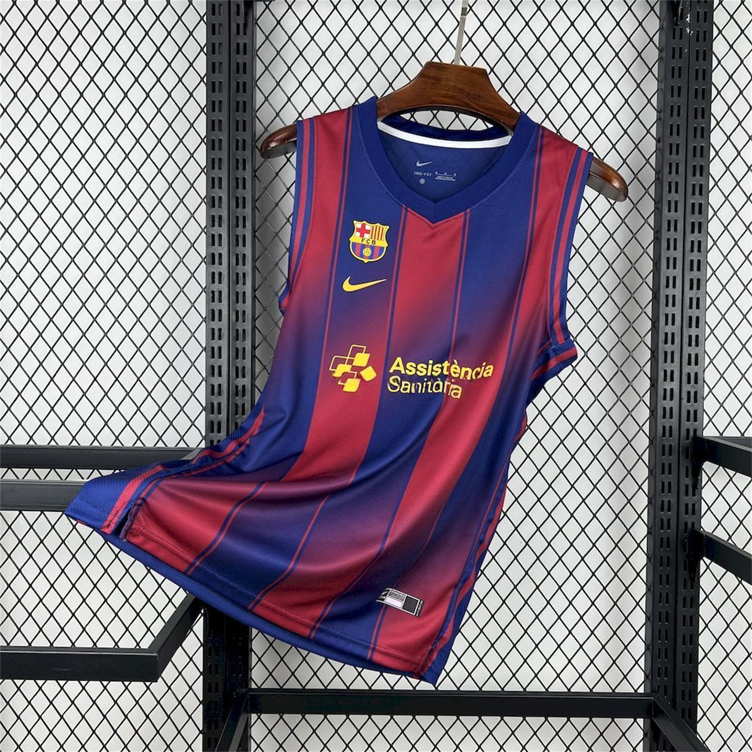 Barcelona 25-26 Blue And Red Basketball Training Vest - Fans Version - JerseysGala