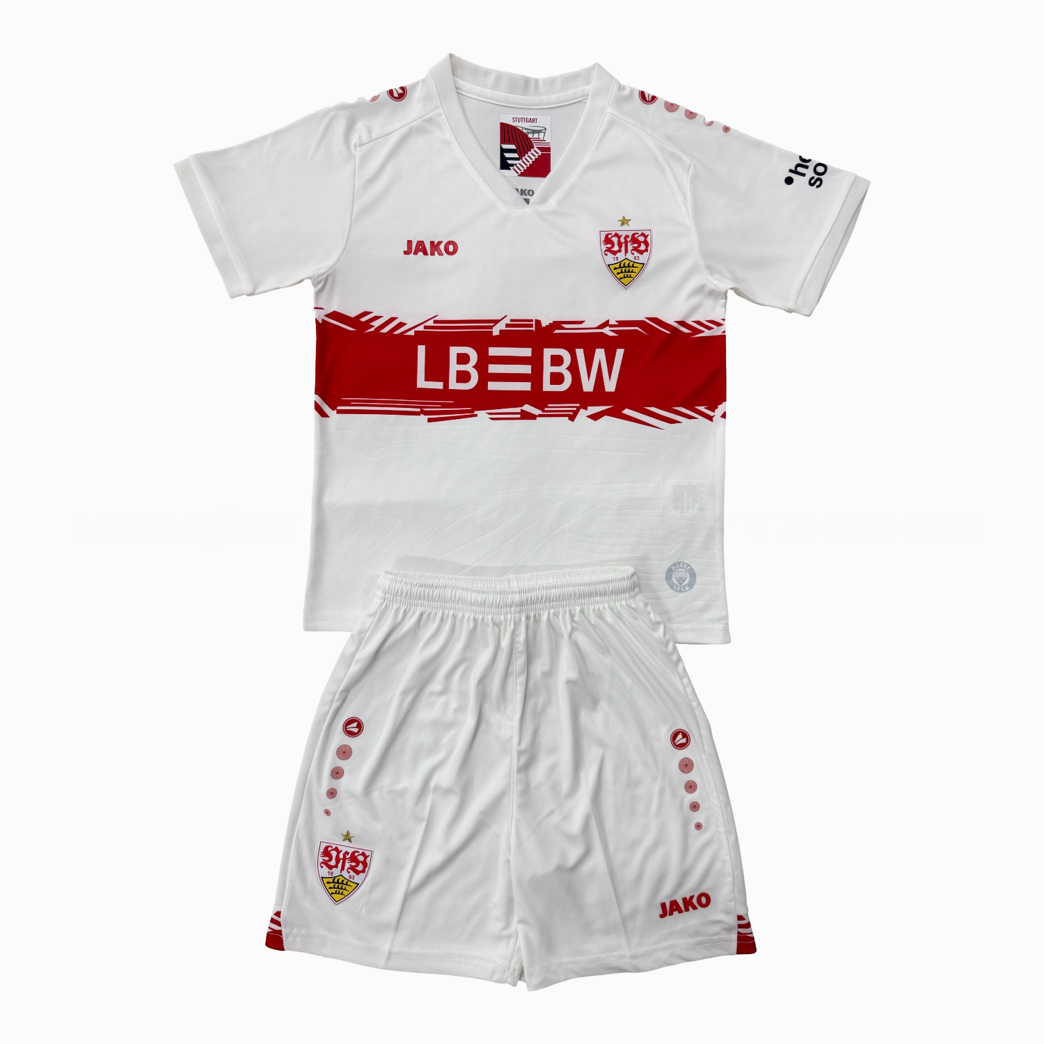 Stuttgart 25-26 Home Men's Adult Jersey Set - Fans Version - JerseysGala