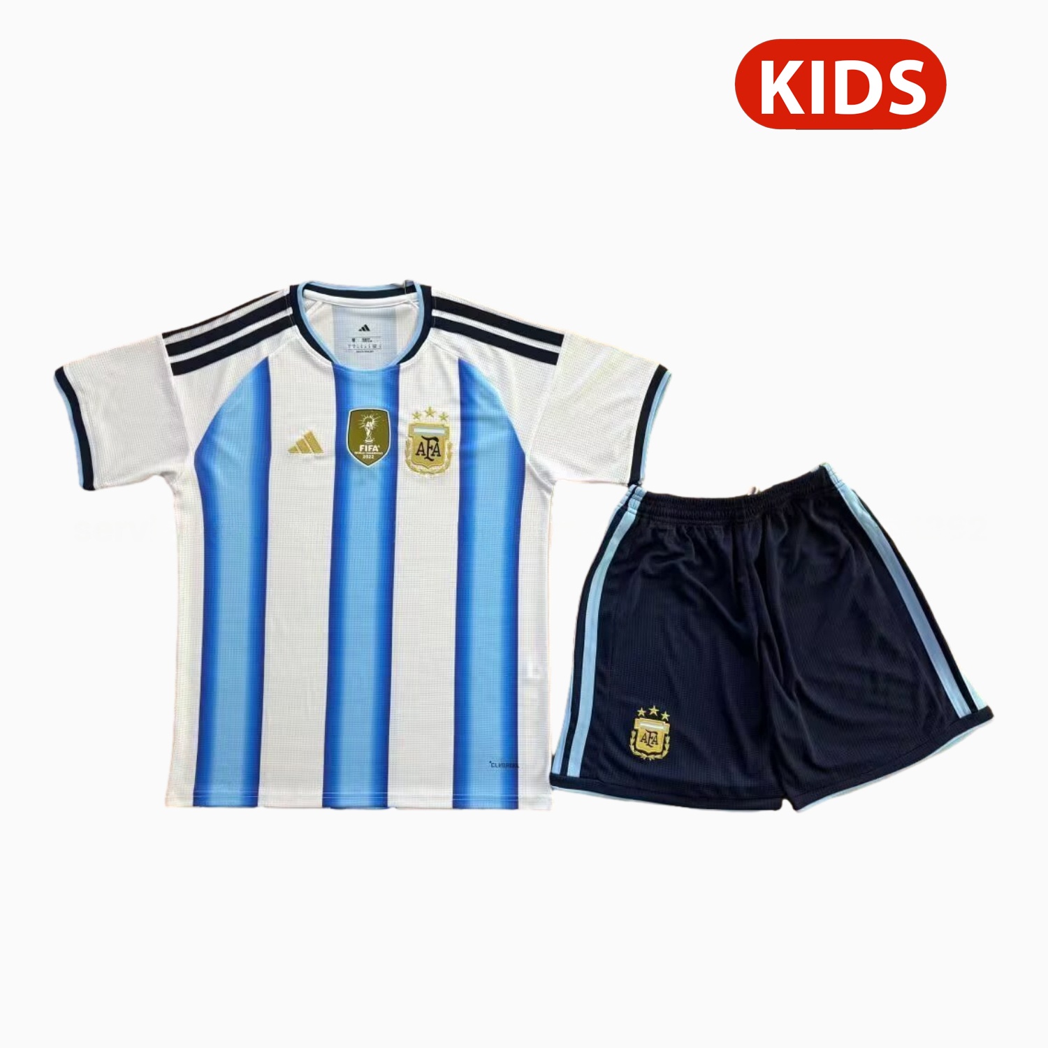 Argentina 2026 Home Kids Kit - With Chest Patch - JerseysGala