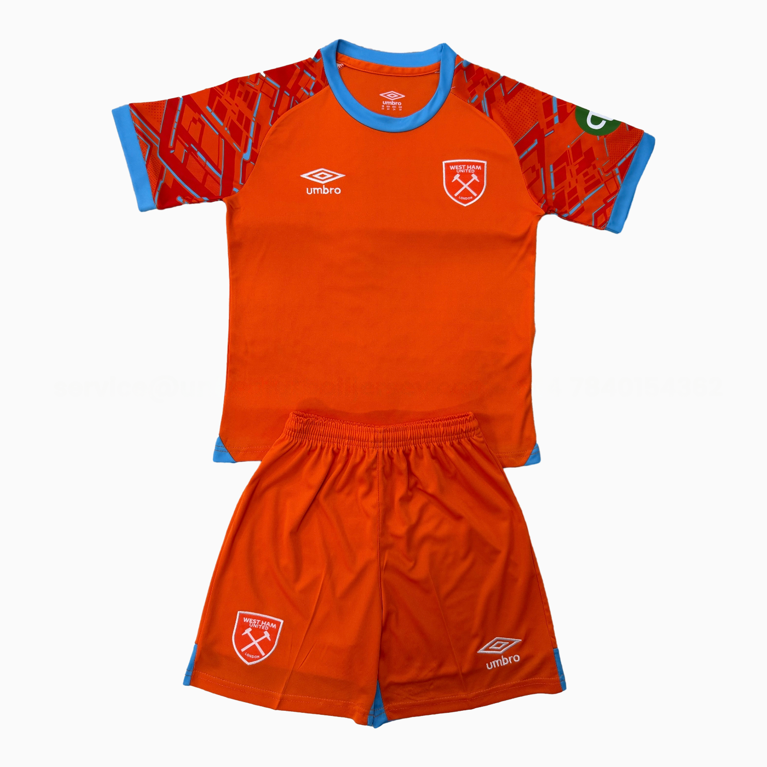 West Ham United 25-26 Orange Goalkeeper Men's Adult Jersey Set - Fans Version - JerseysGala