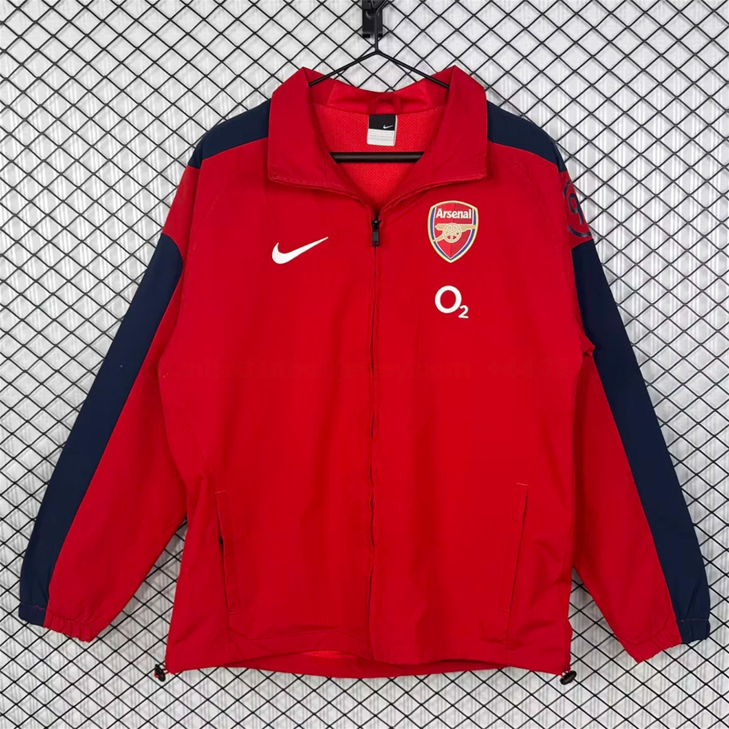 Retro Arsenal 2004-05 Home Windbreaker Jacket - Red - JerseysGala