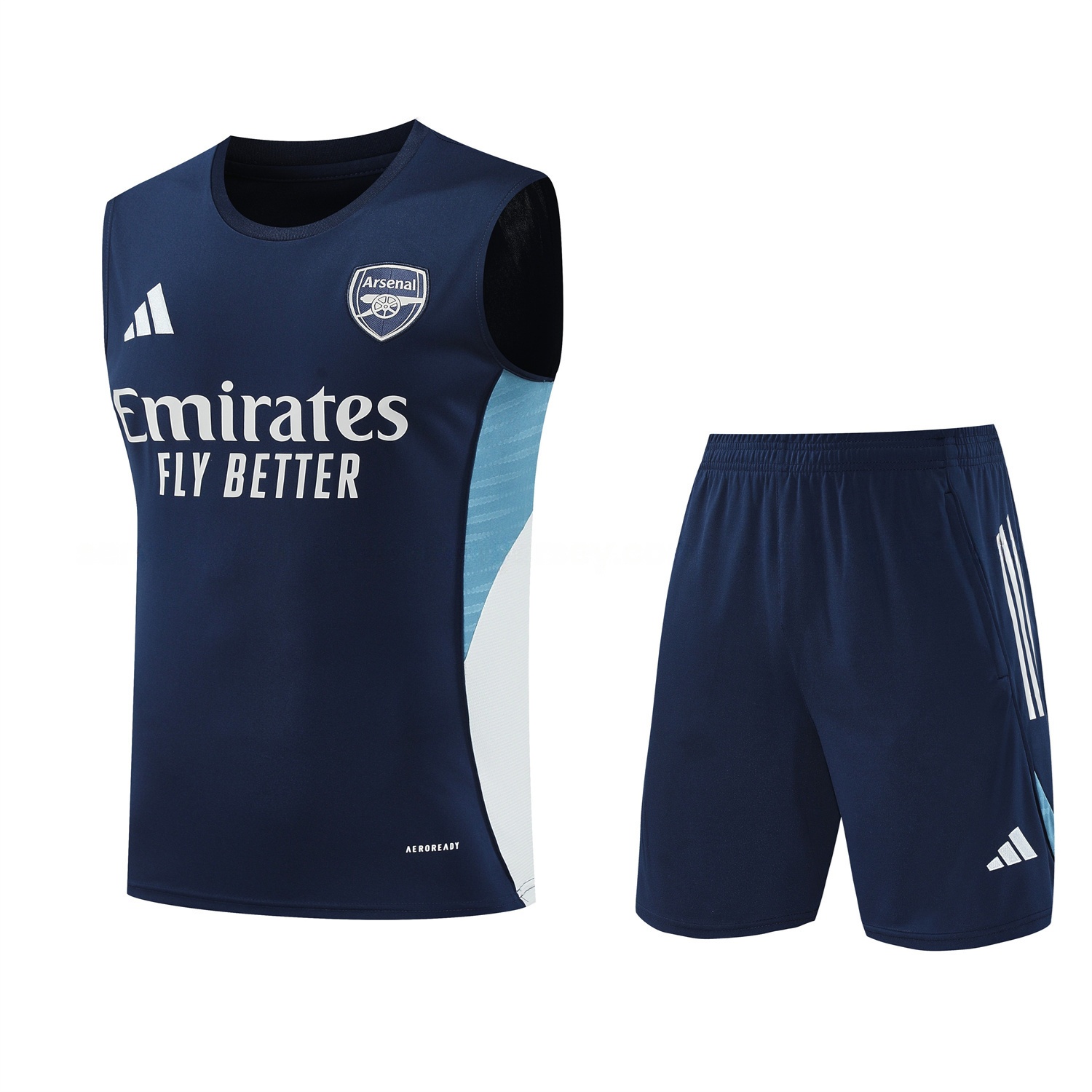 Arsenal 25-26 Vest Training Set - Deep Blue Vest and Shorts - JerseysGala