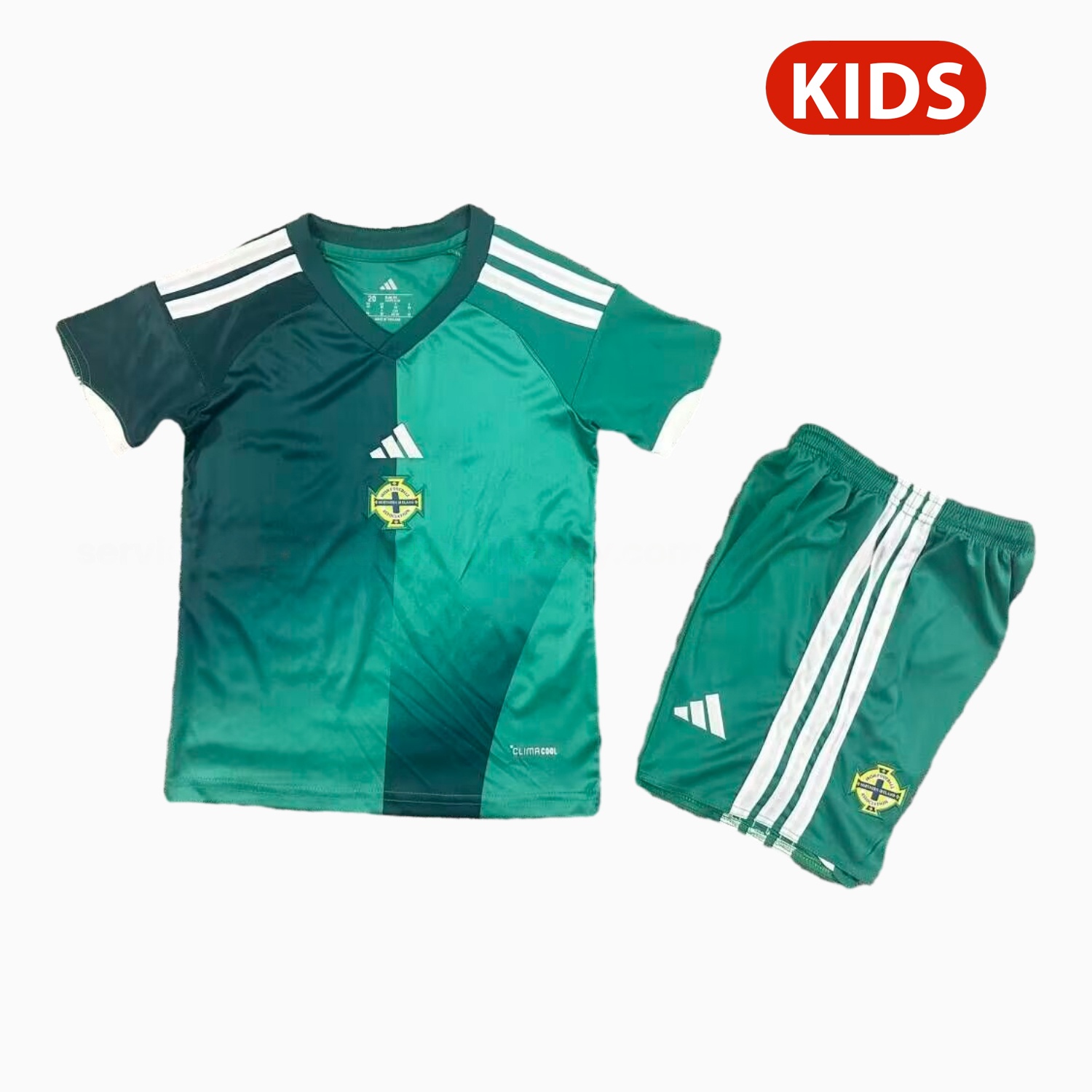 Northern Ireland 25-26 Home Kids Kit - JerseysGala