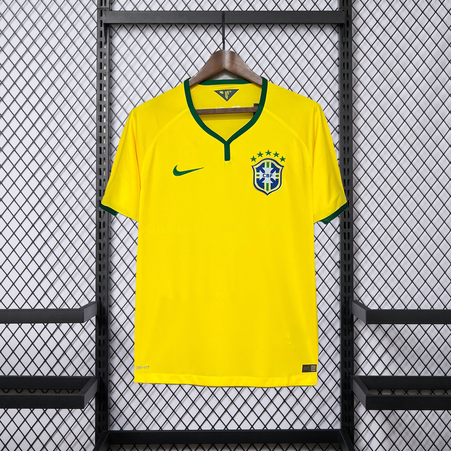 Retro Brazil 2014 Home Jersey - JerseysGala