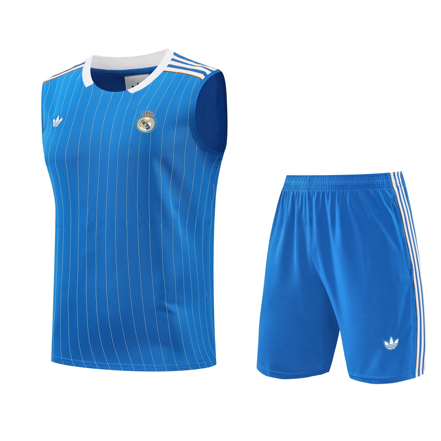 Real Madrid 25-26 Vest Training Set - Blue Vest & Blue Shorts - JerseysGala