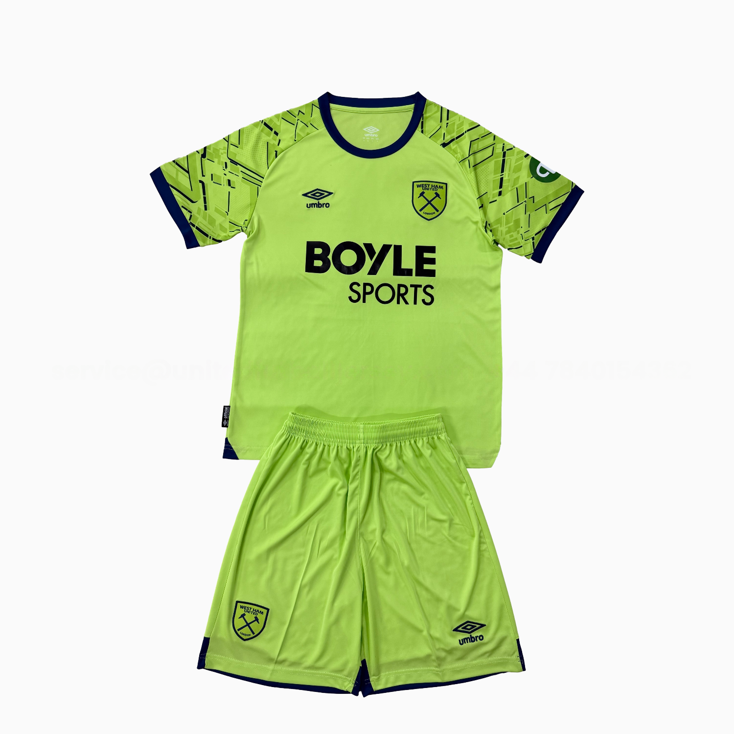 West Ham United 25-26 Green Goalkeeper Men's Adult Jersey Set - Fans Version - JerseysGala