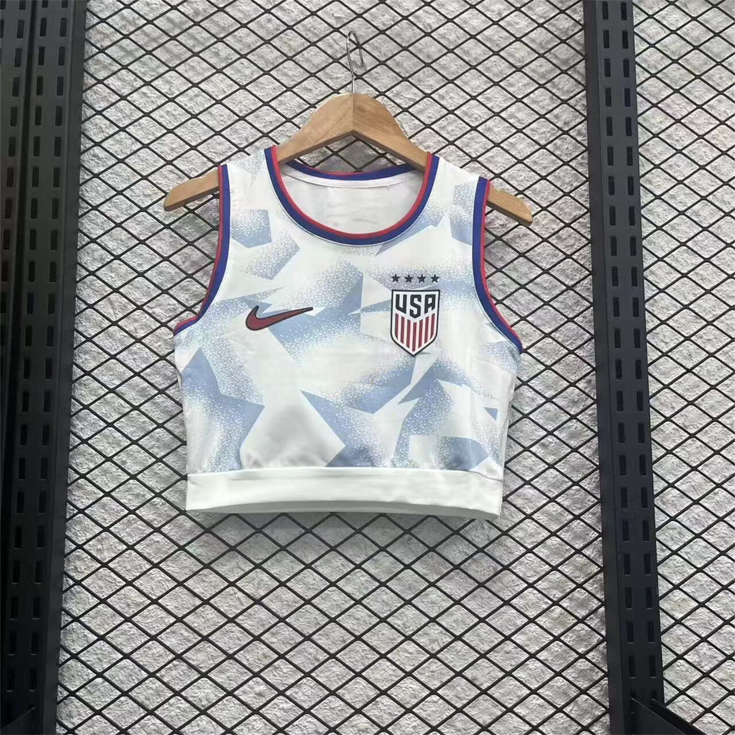 Women's United States USA 25-26 Women's Team Home Yoga Vest - JerseysGala