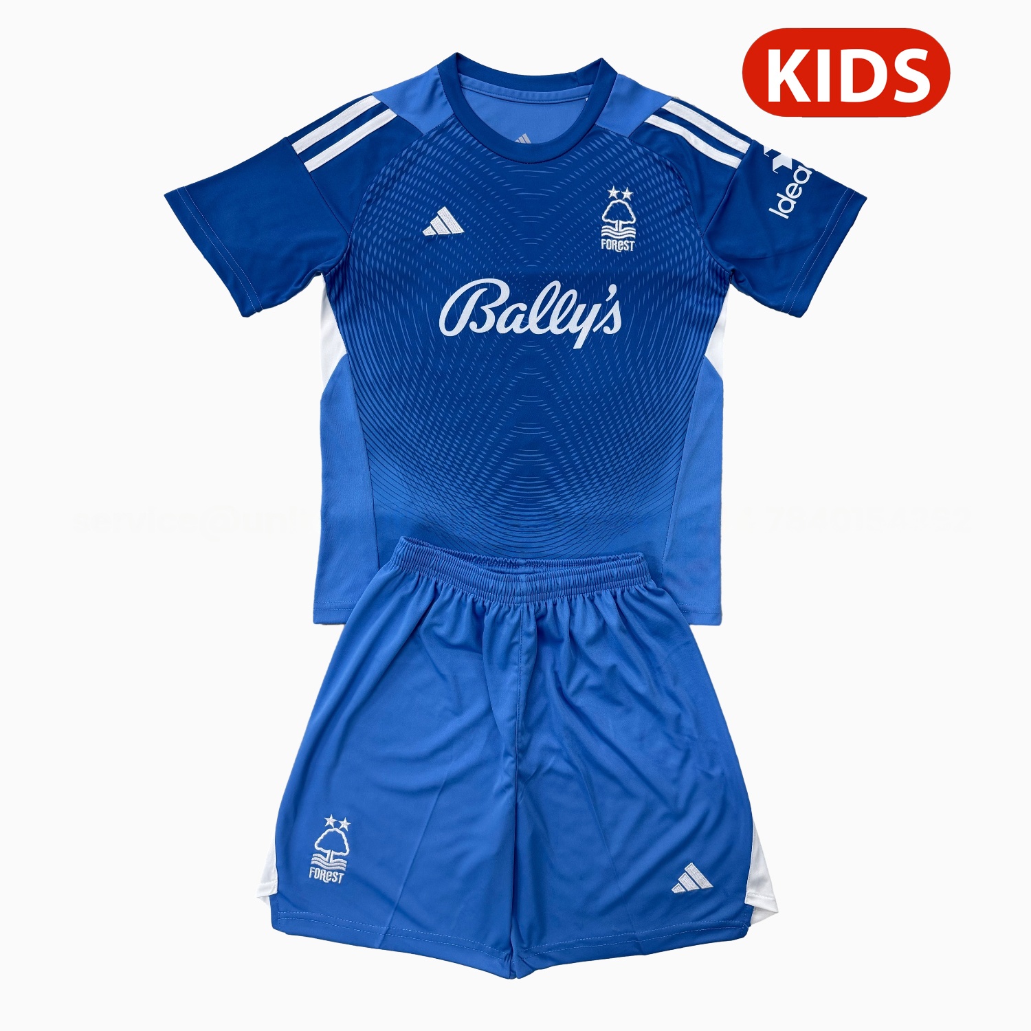 Nottingham Forest 25-26 Blue Goalkeeper Kids Kit - JerseysGala