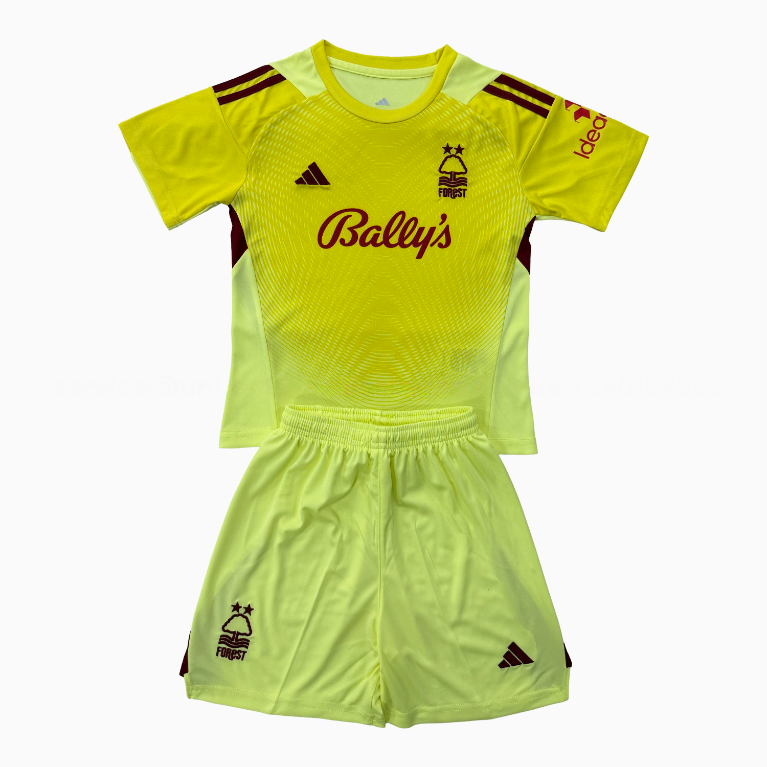 Nottingham Forest 25-26 Yellow Goalkeeper Men's Adult Jersey Set - Fans Version - JerseysGala