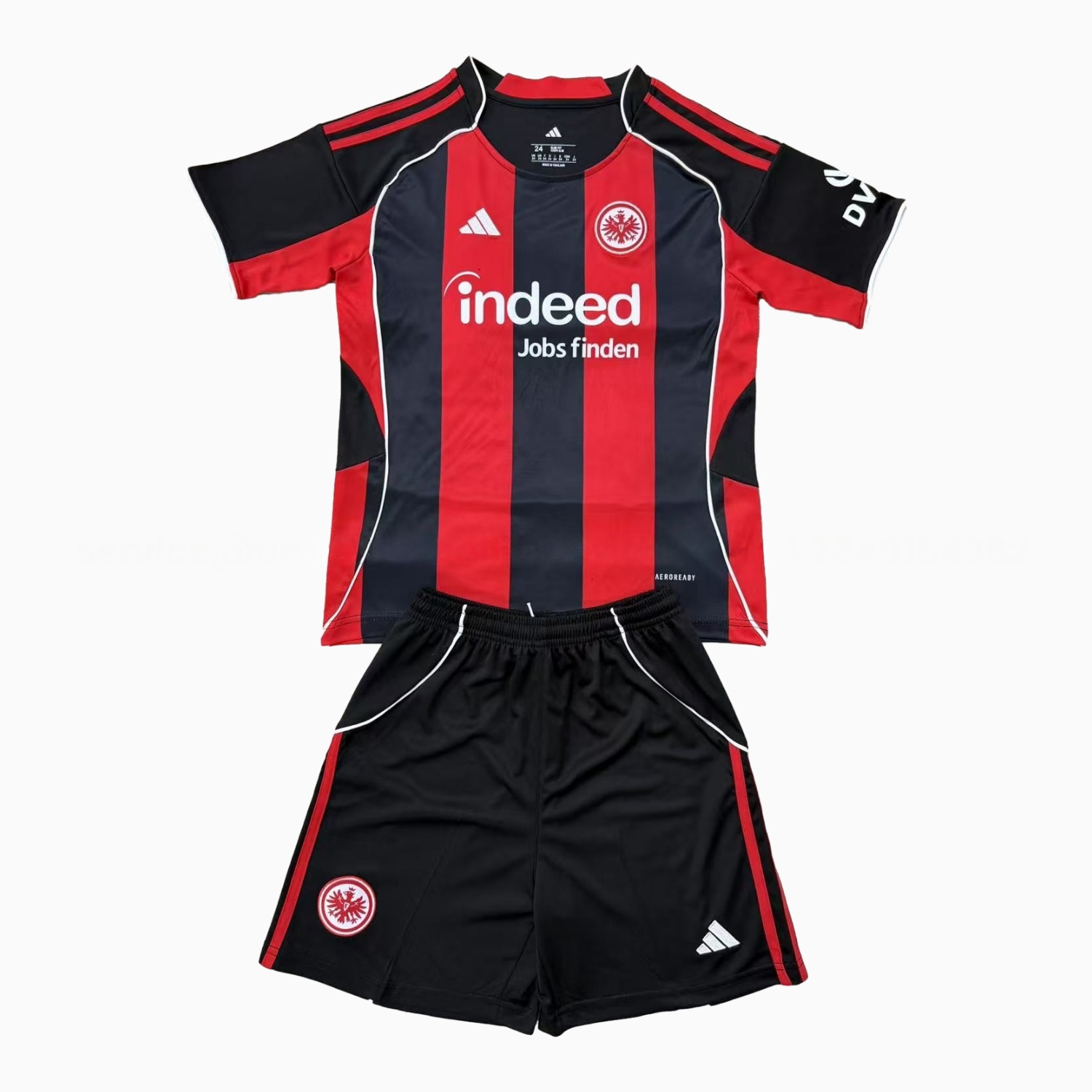Frankfurt 25-26 Home Men's Adult Jersey Set - Fans Version - JerseysGala