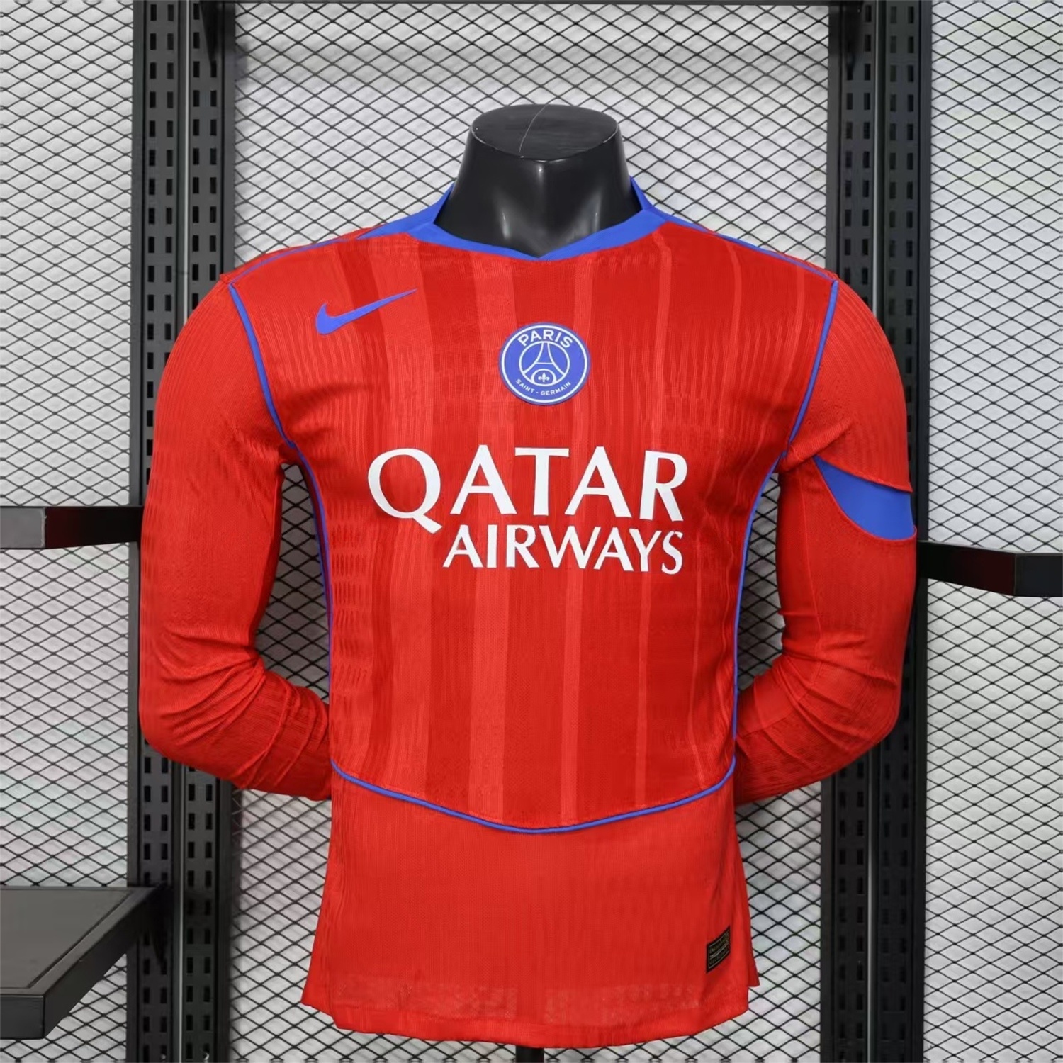 Paris Saint-Germain PSG 25-26 Third Long Sleeves Jersey - Player Version - JerseysGala