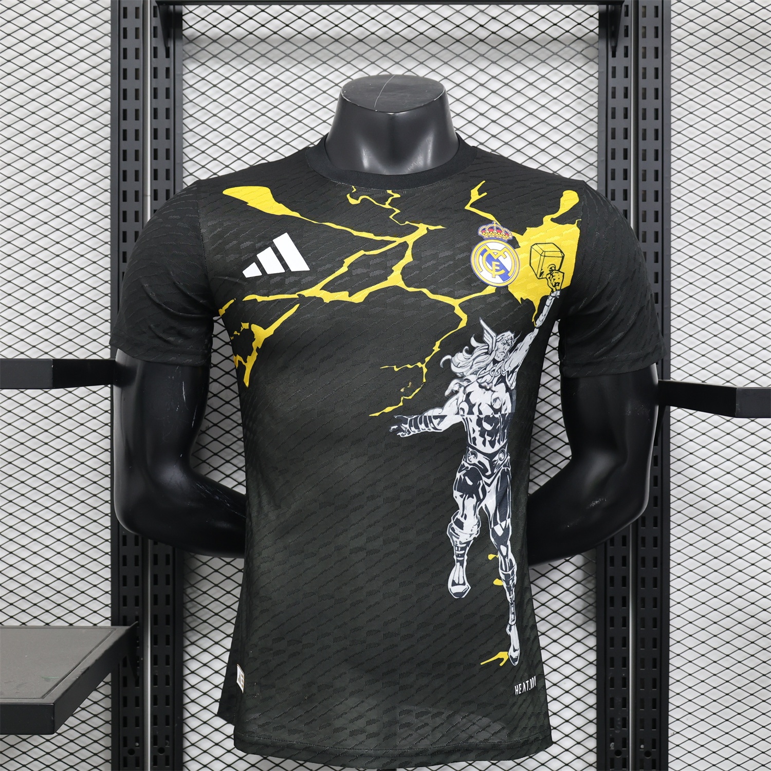 Real Madrid 25-26 Black Thunder Comics Special Jersey - Player Version - JerseysGala