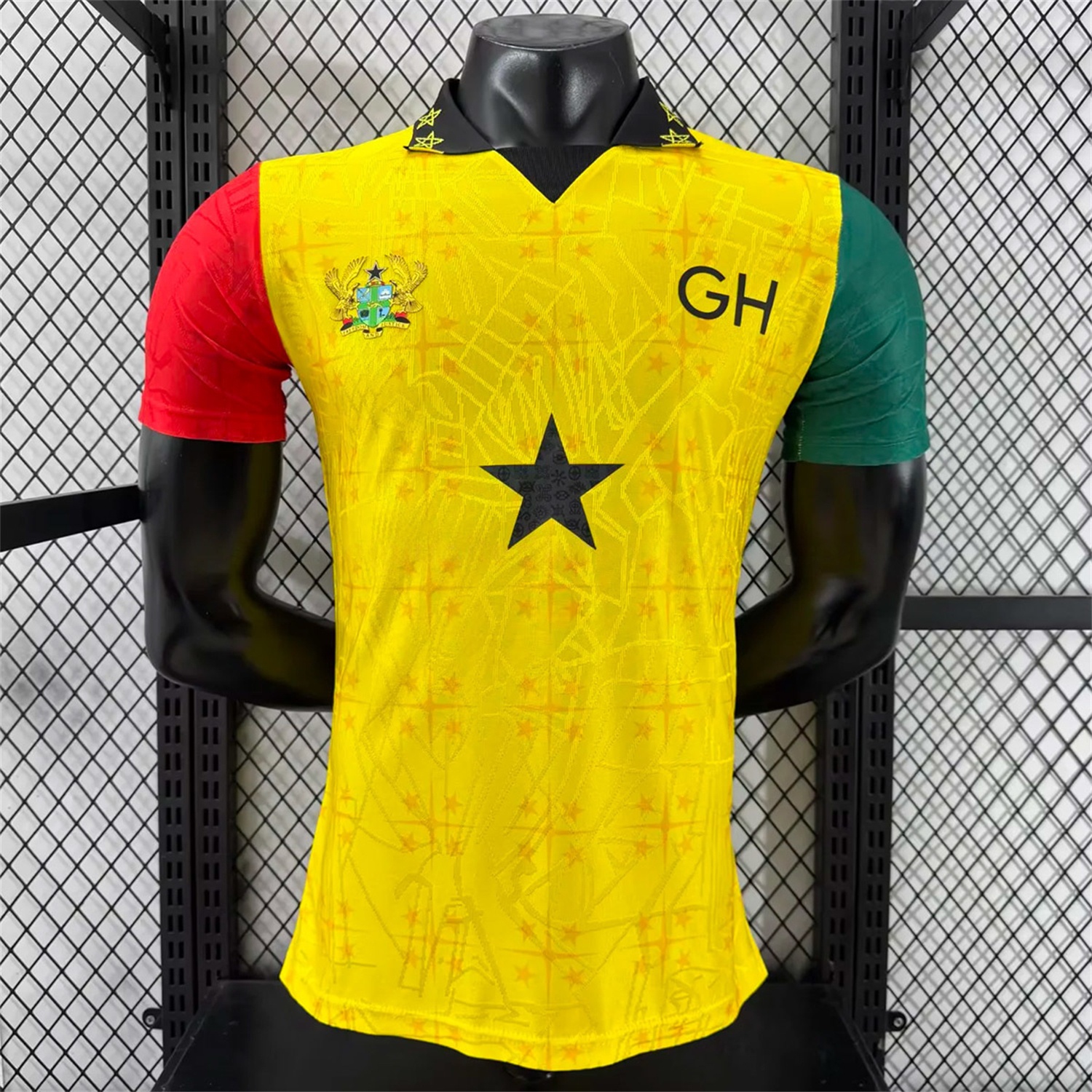 Ghana 2026 Coat Of Arms Yellow Special Jersey - Player Version - JerseysGala