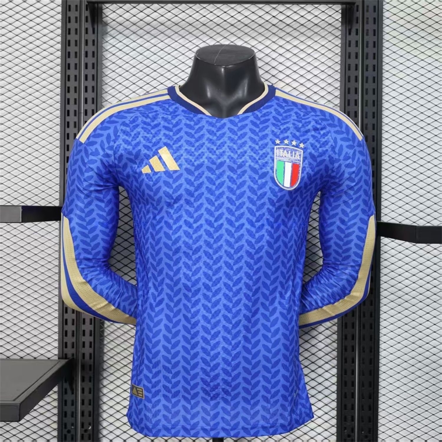 Italy 2026 Home Long Sleeves Jersey - Player Version - JerseysGala