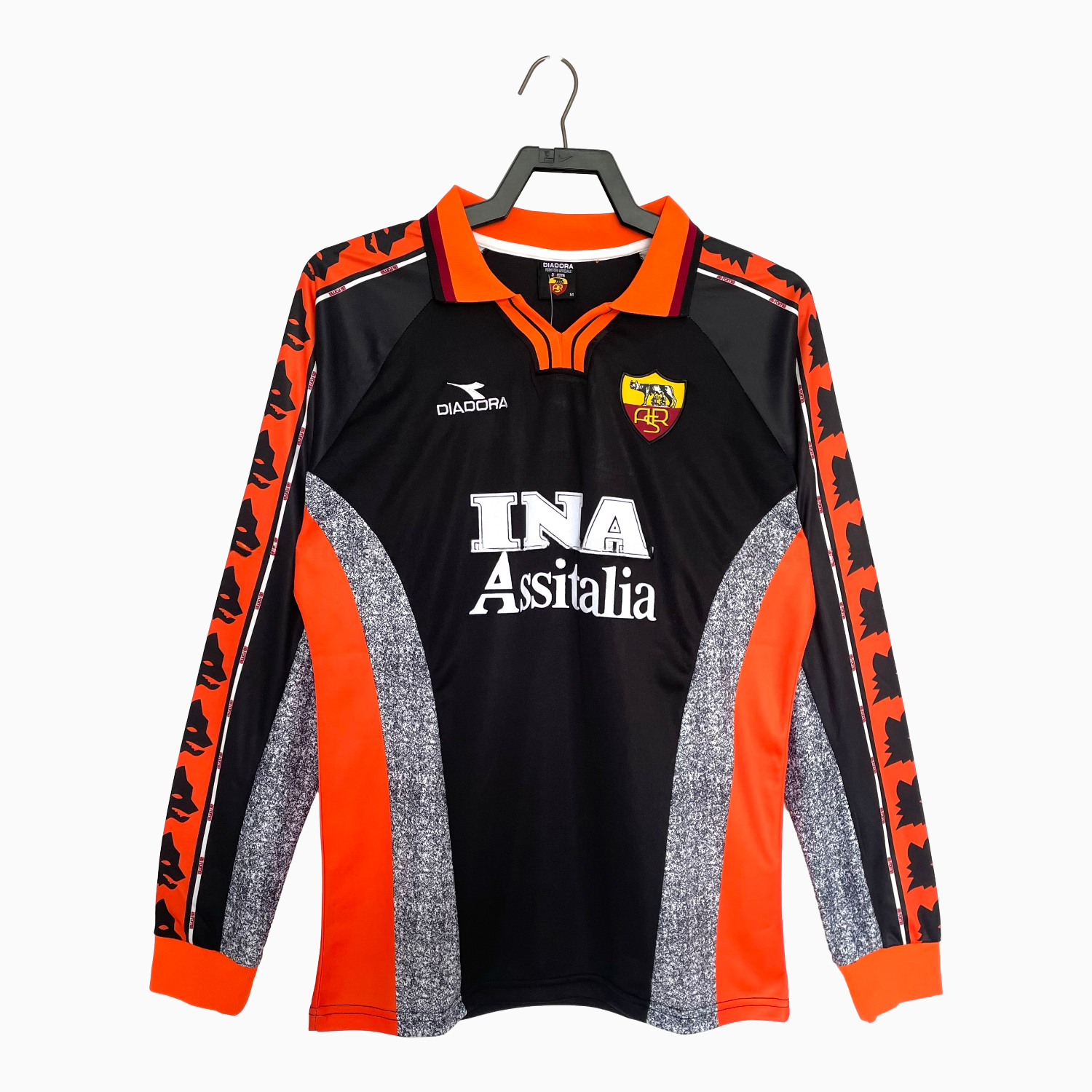 Retro Roma 1998-99 Third Long Sleeves Jersey - JerseysGala