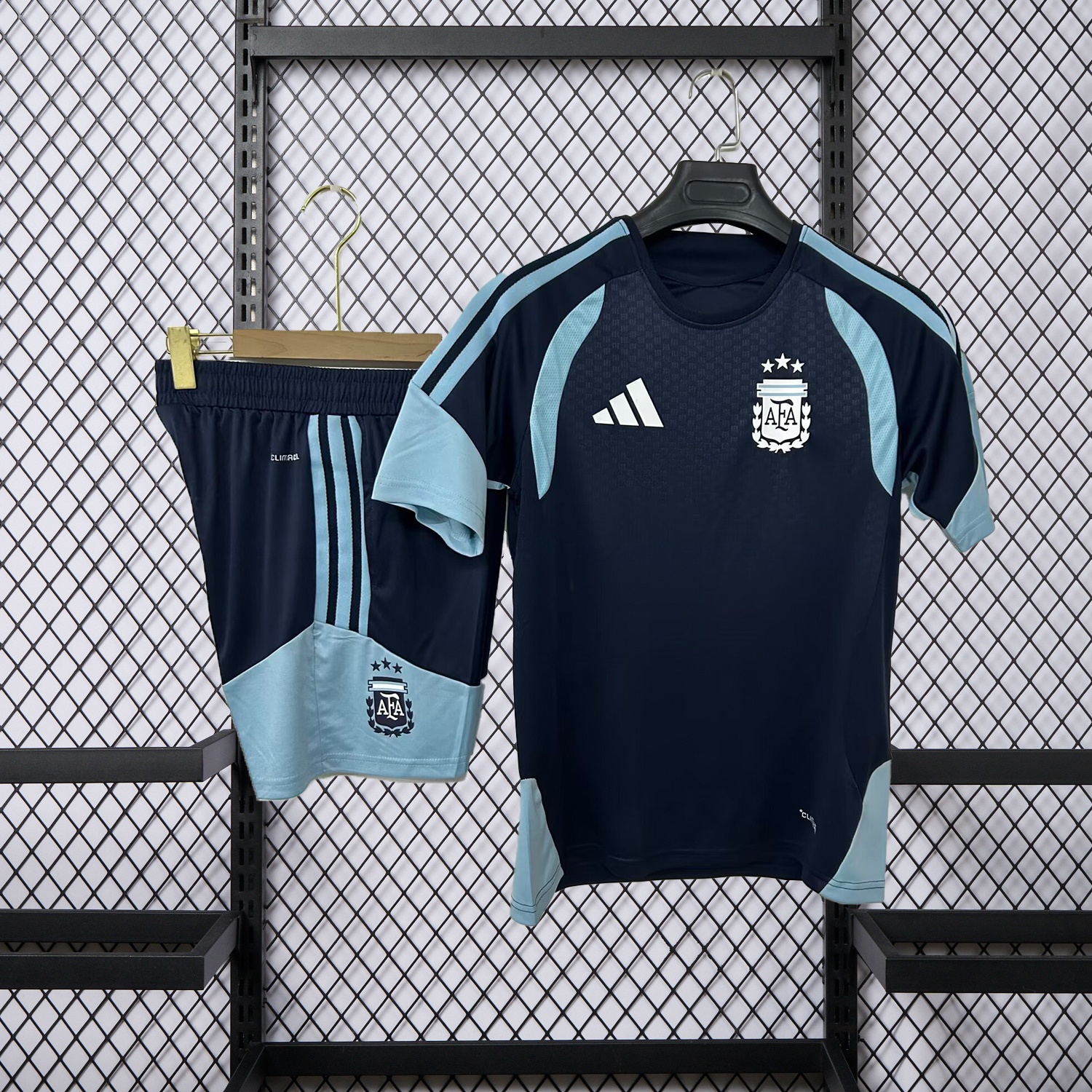 Argentina 2026 Black Pre-Match Training Kids Kit - JerseysGala