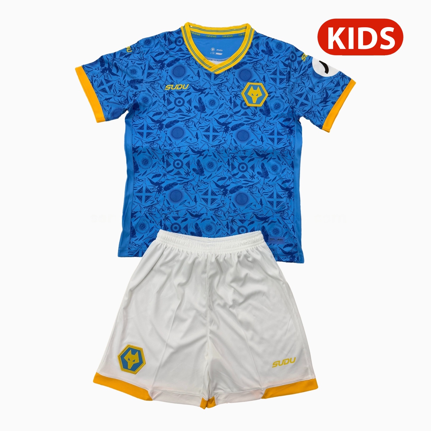 Wolverhampton Wanderers Wolves 25-26 Third Kids Kit - JerseysGala