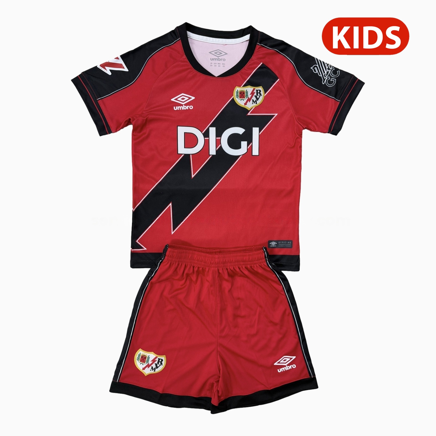Rayo Vallecano 25-26 Away Kids Kit - JerseysGala