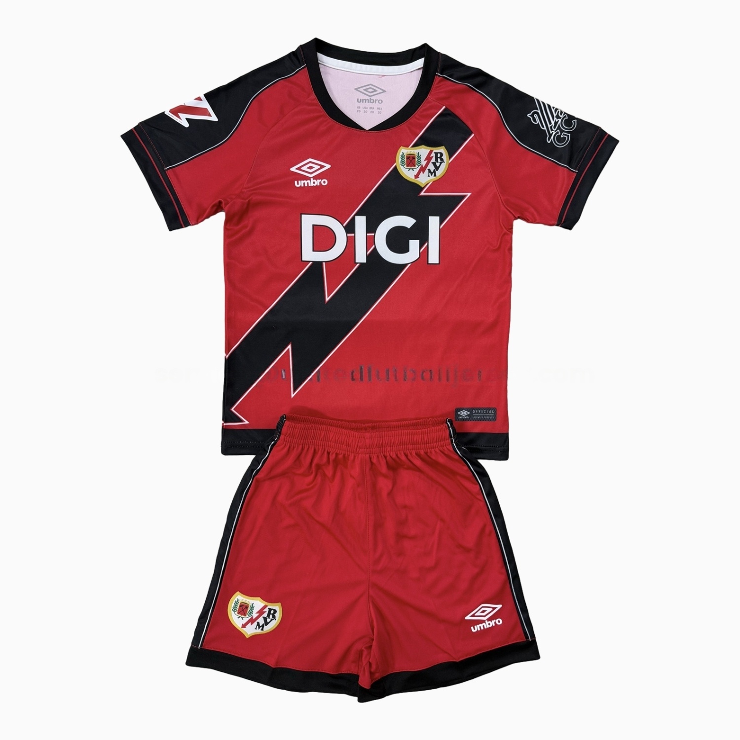 Rayo Vallecano 25-26 Away Men's Adult Jersey Set - Fans Version - JerseysGala