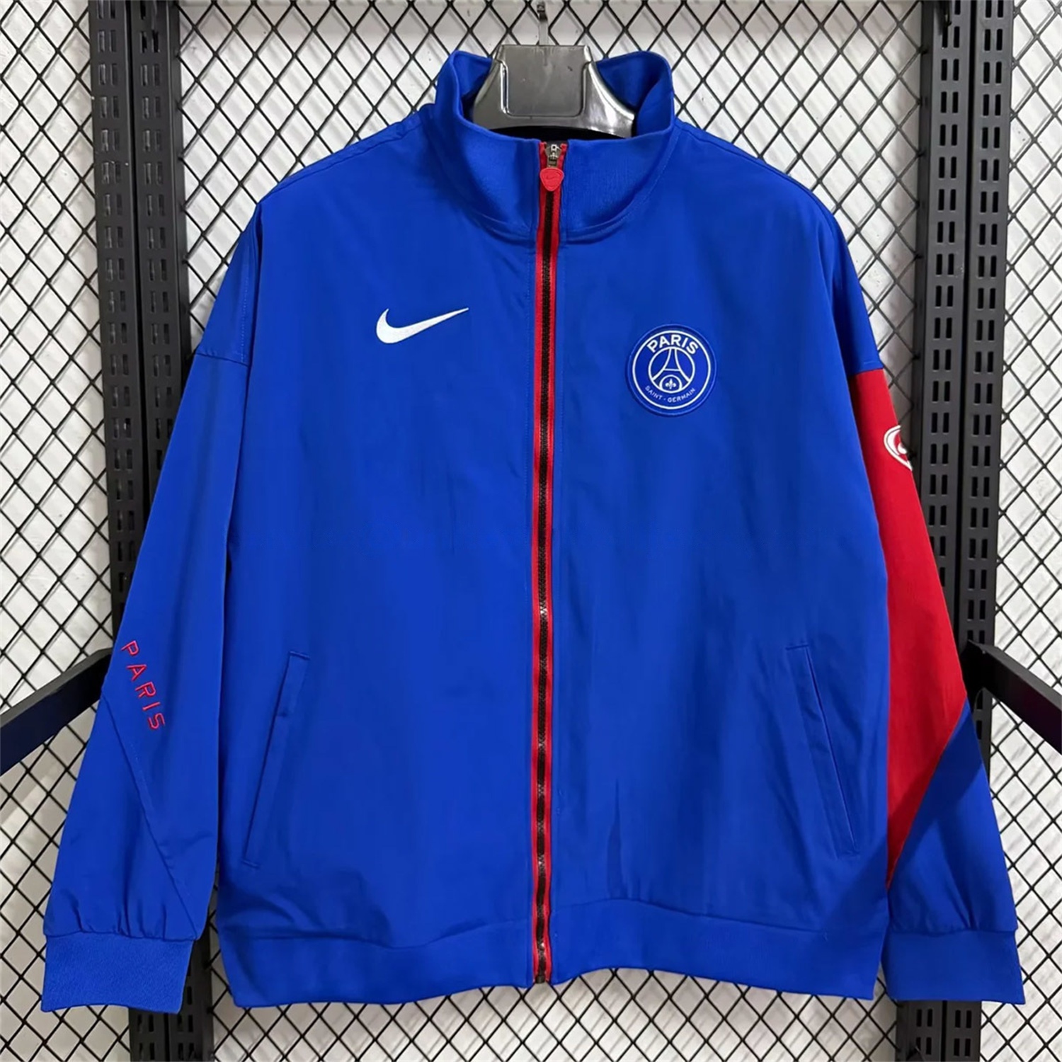 Paris Saint-Germain PSG 25-26 Windbreaker Jacket - Blue - JerseysGala